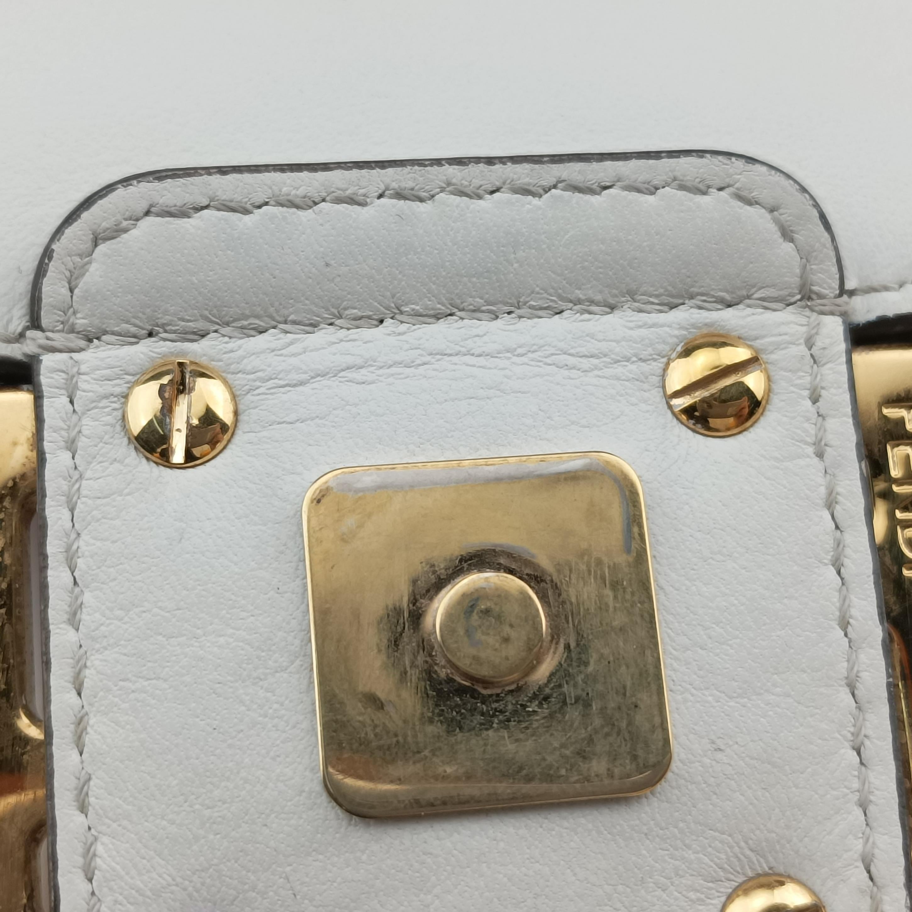Pre-owned Fendi BAGUETTE Multicolour Leather 8BR600 shoulderbag | stylenewstar