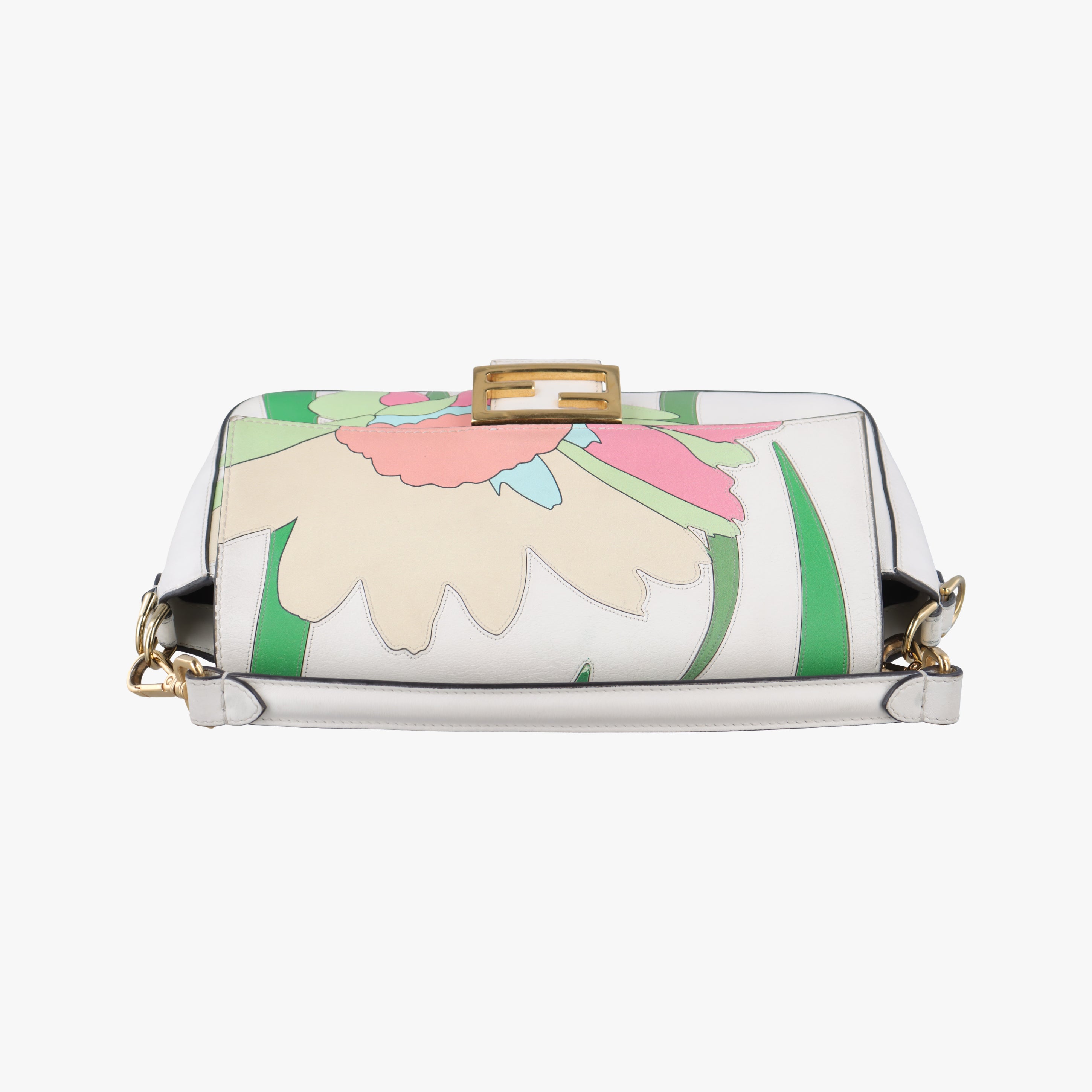 Pre-owned Fendi BAGUETTE Multicolour Leather 8BR600 shoulderbag | stylenewstar