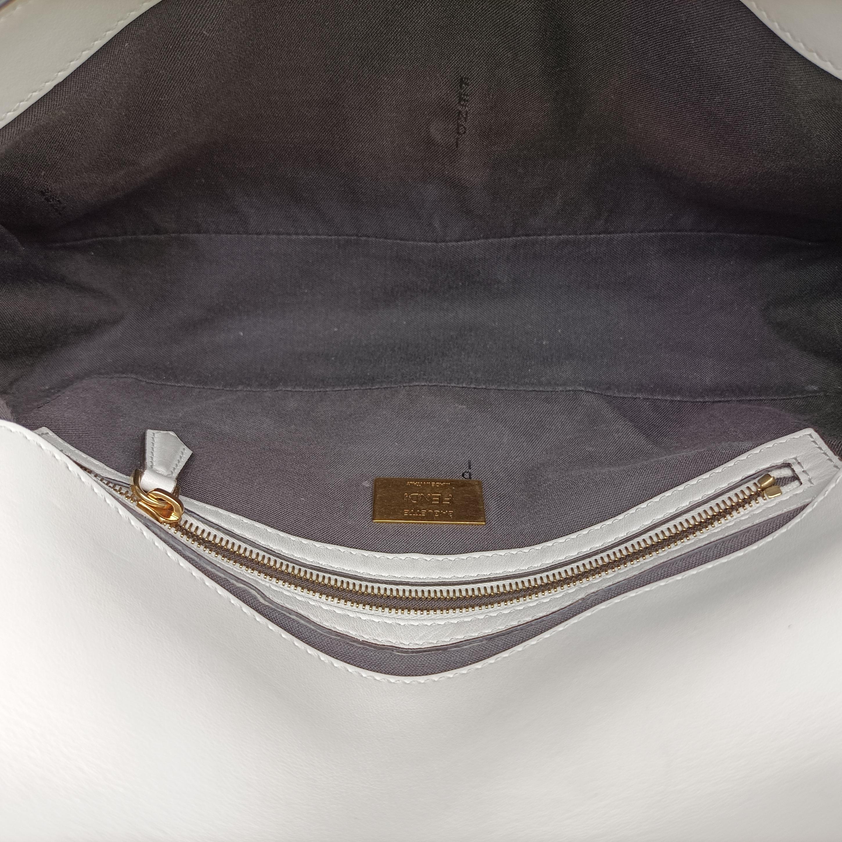 Pre-owned Fendi BAGUETTE Multicolour Leather 8BR600 shoulderbag | stylenewstar