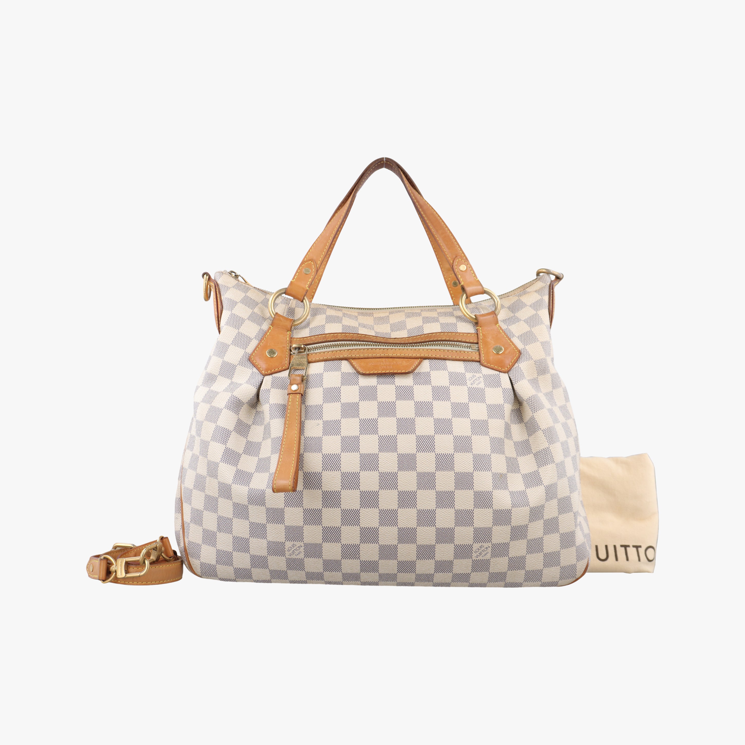 Vintage Louis Vuitton EVORA MM AZUR Damier Canvas N41133 shoulderbag | stylenewstar
