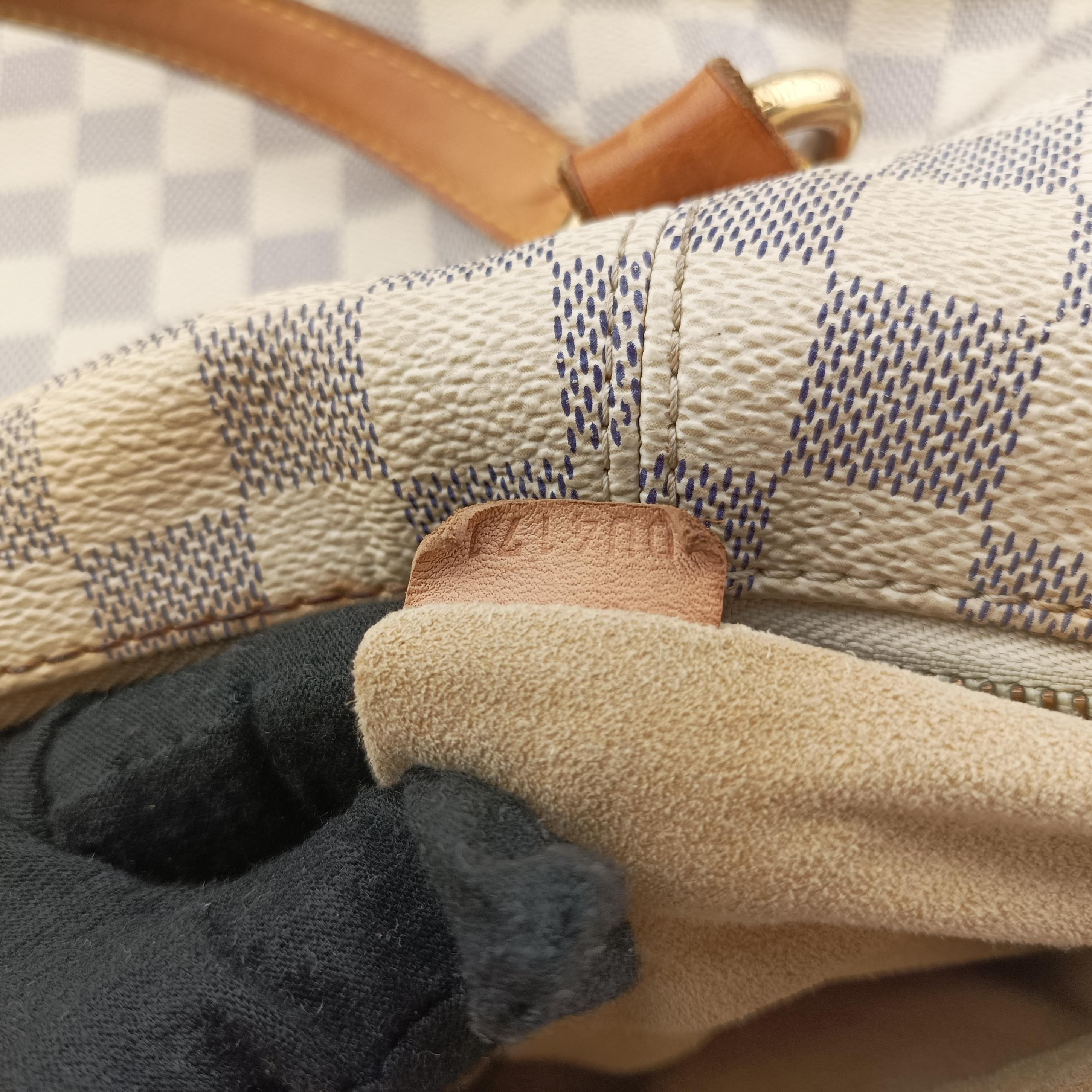 Vintage Louis Vuitton EVORA MM AZUR Damier Canvas N41133 shoulderbag | stylenewstar