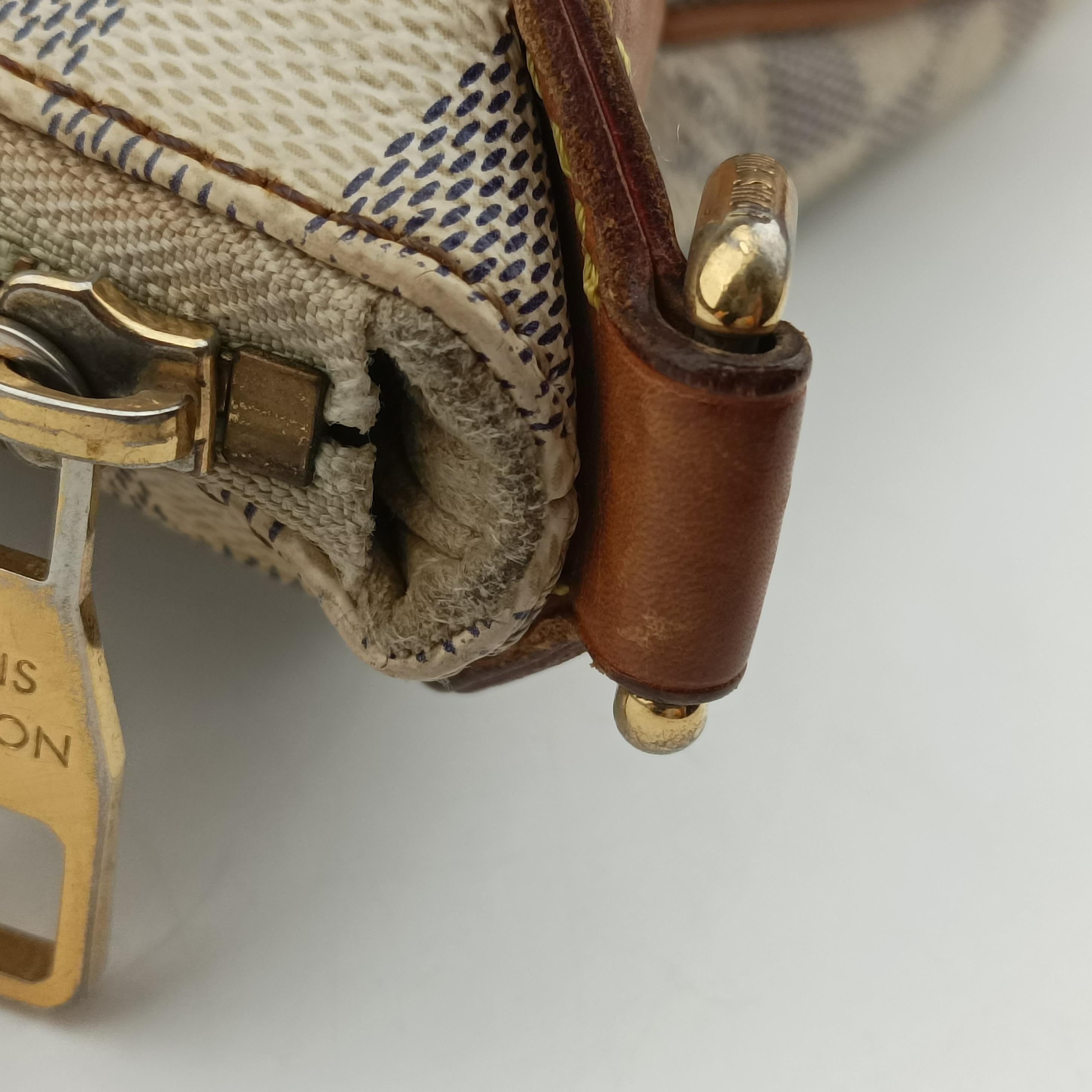 Vintage Louis Vuitton EVORA MM AZUR Damier Canvas N41133 shoulderbag | stylenewstar
