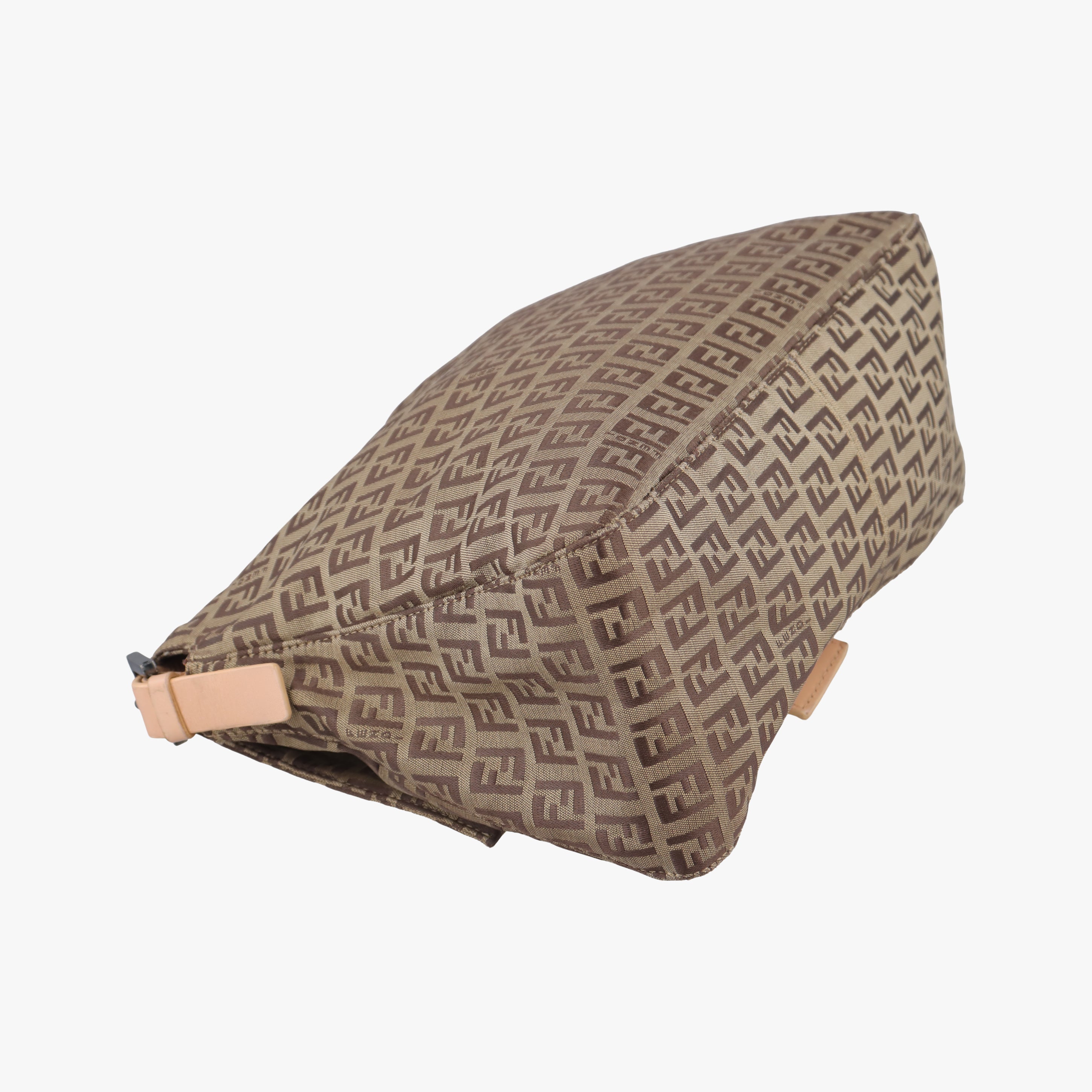 Pre-owned Fendi Mamma Bucket Zucchino Brown canvas 8BR001 shoulderbag | stylenewstar