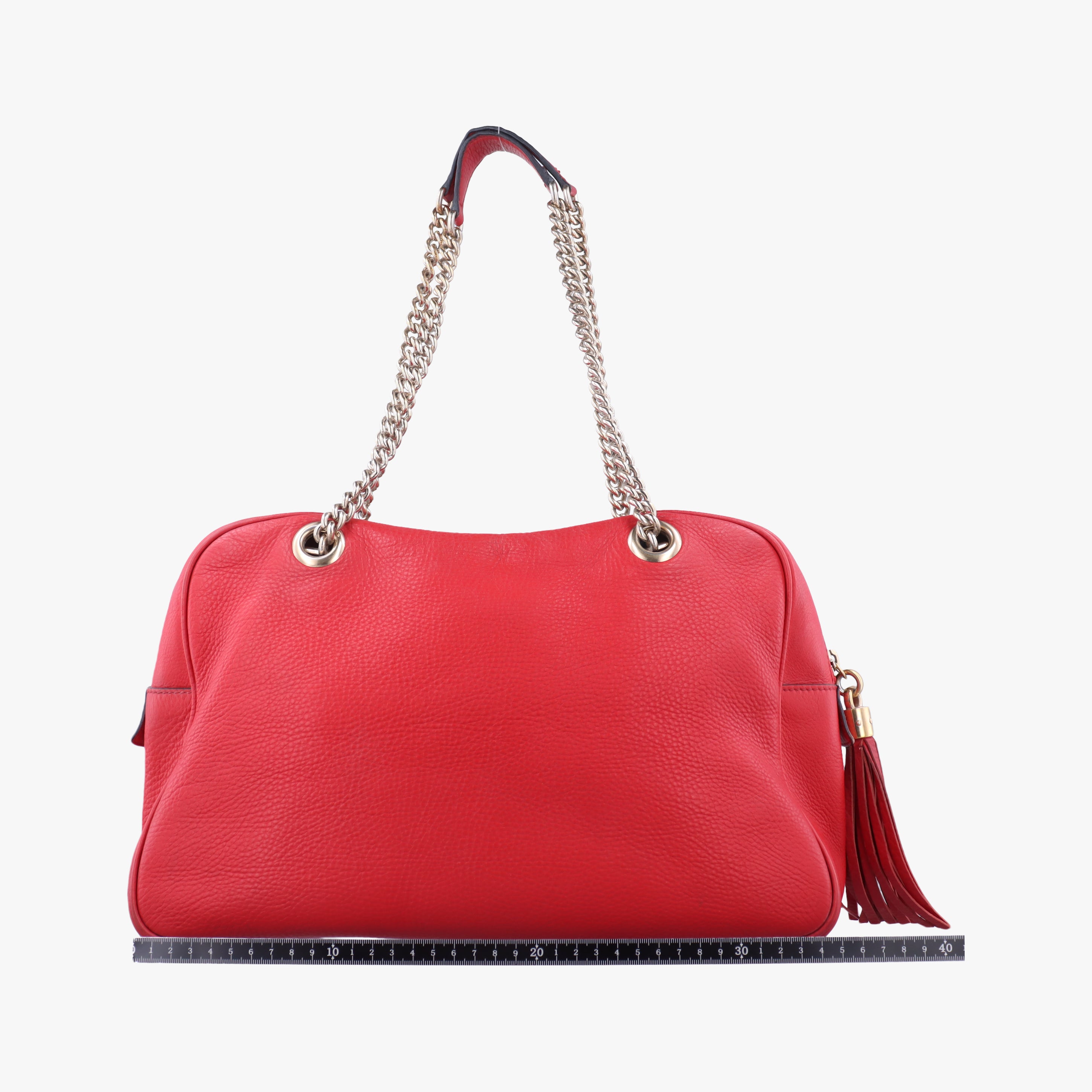 Pre-owned Gucci Soho Red Leather 353126 shoulderbag | stylenewstar