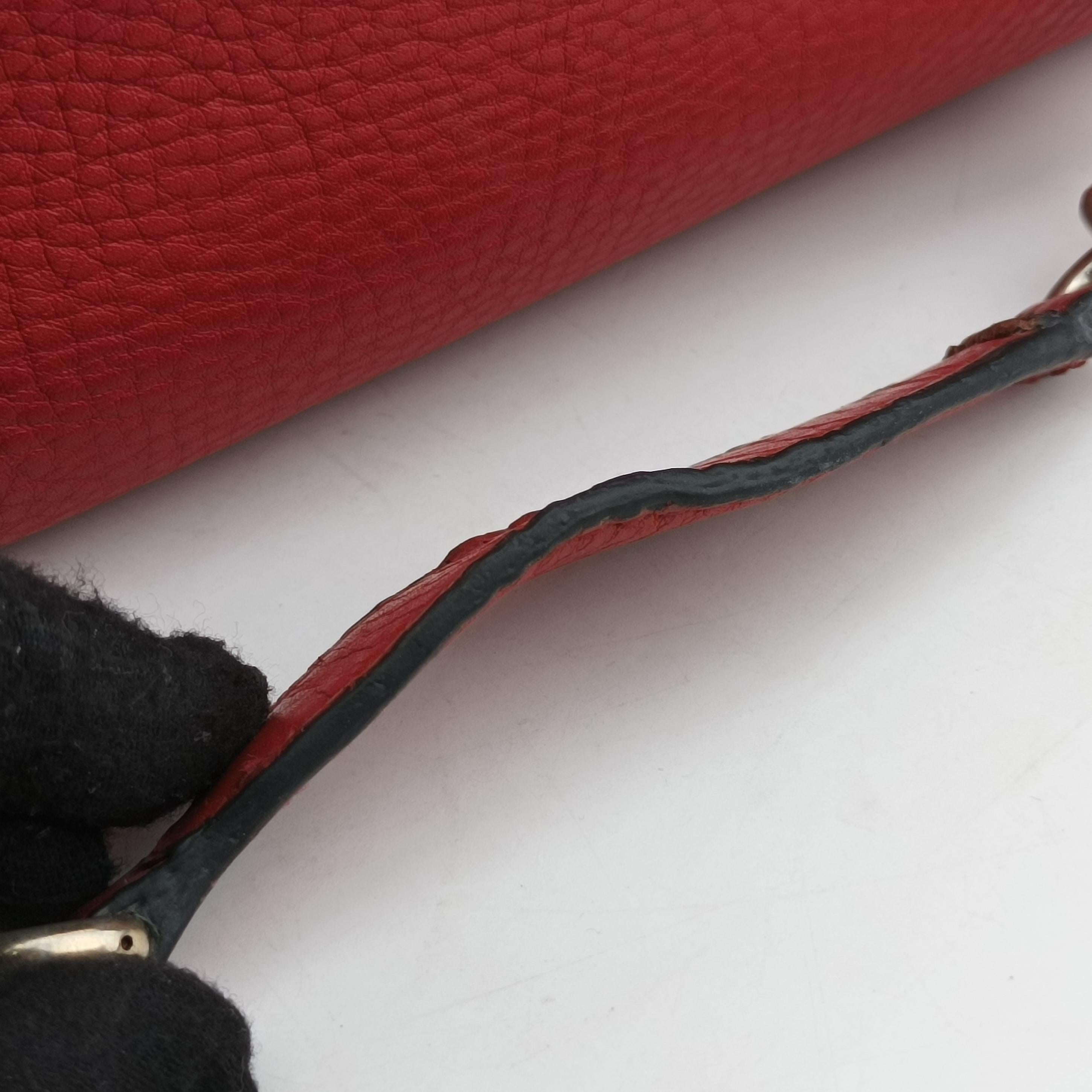 Pre-owned Gucci Soho Red Leather 353126 shoulderbag | stylenewstar