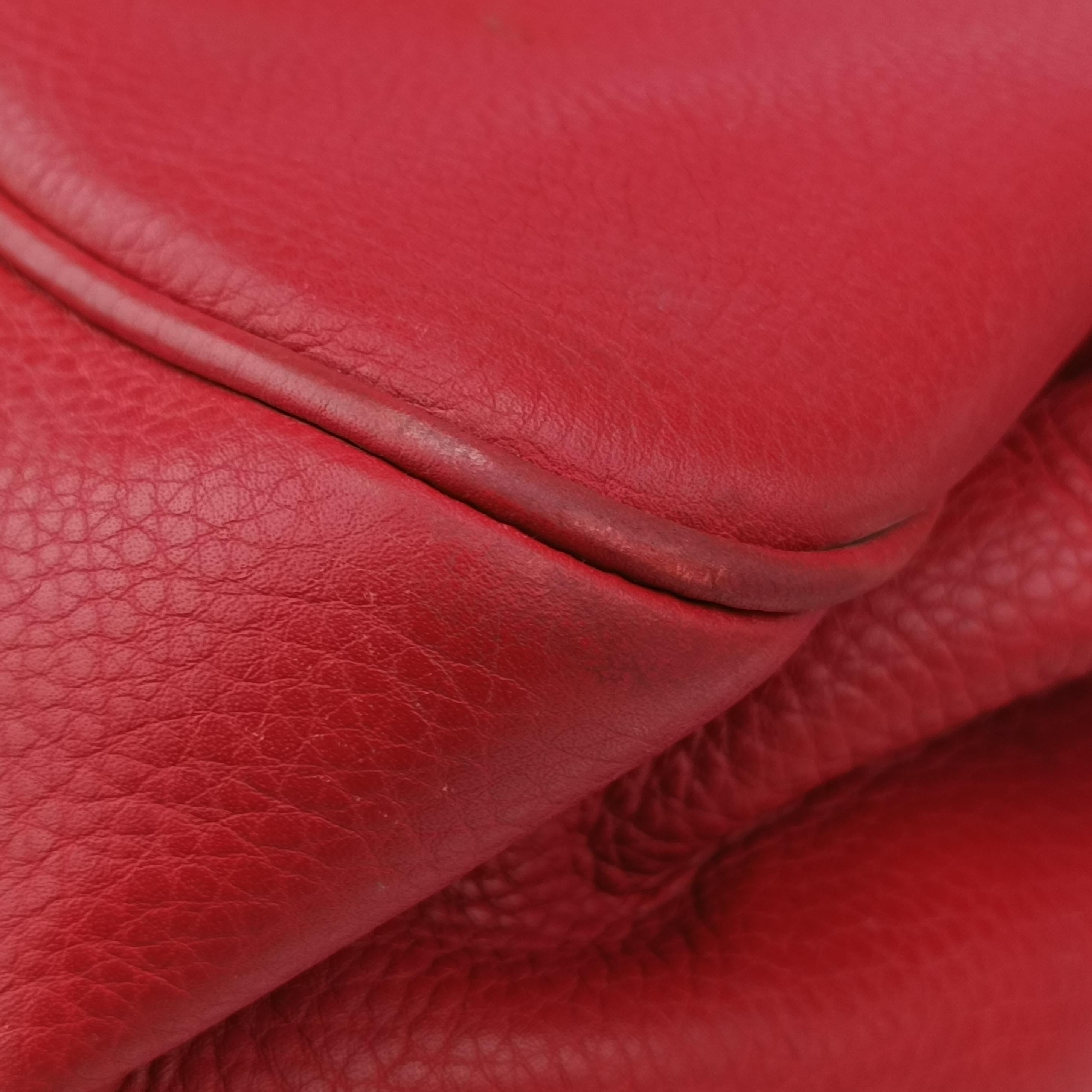 Pre-owned Gucci Soho Red Leather 353126 shoulderbag | stylenewstar