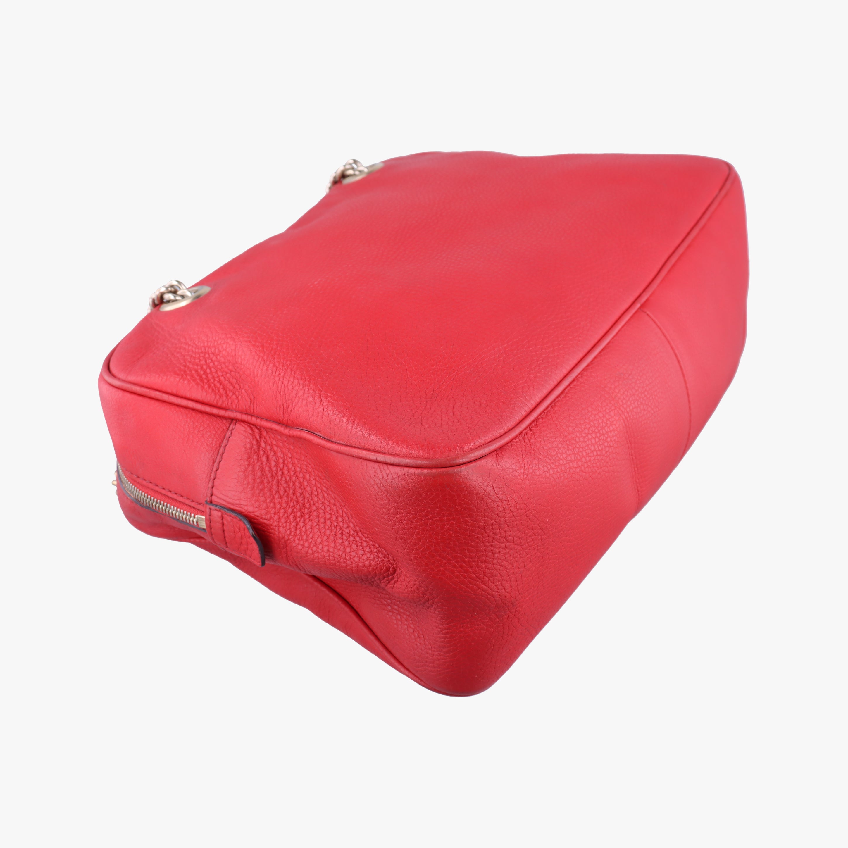 Pre-owned Gucci Soho Red Leather 353126 shoulderbag | stylenewstar