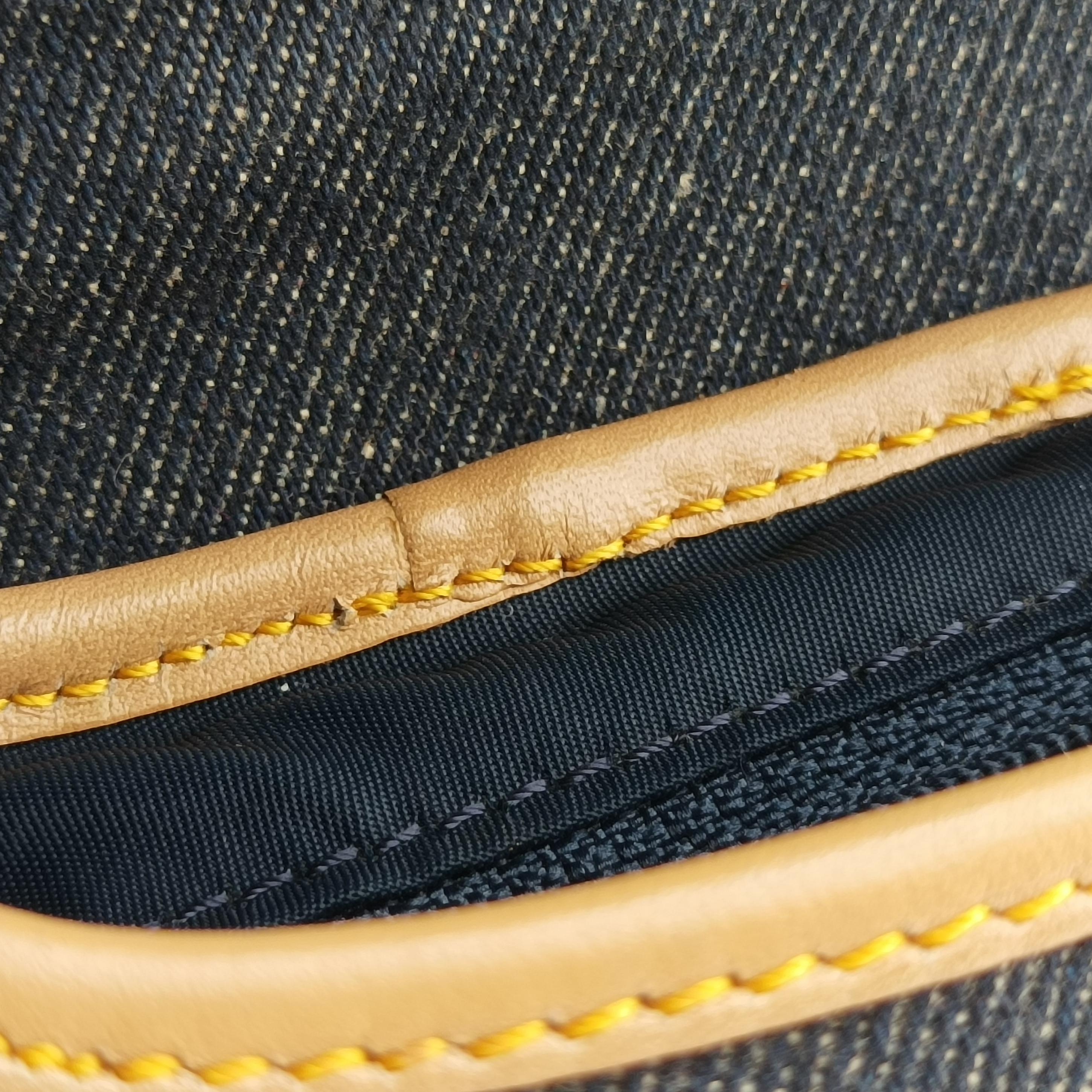 Pre-owned Christian Dior Saddlebags Blue Denim  handbag | stylenewstar