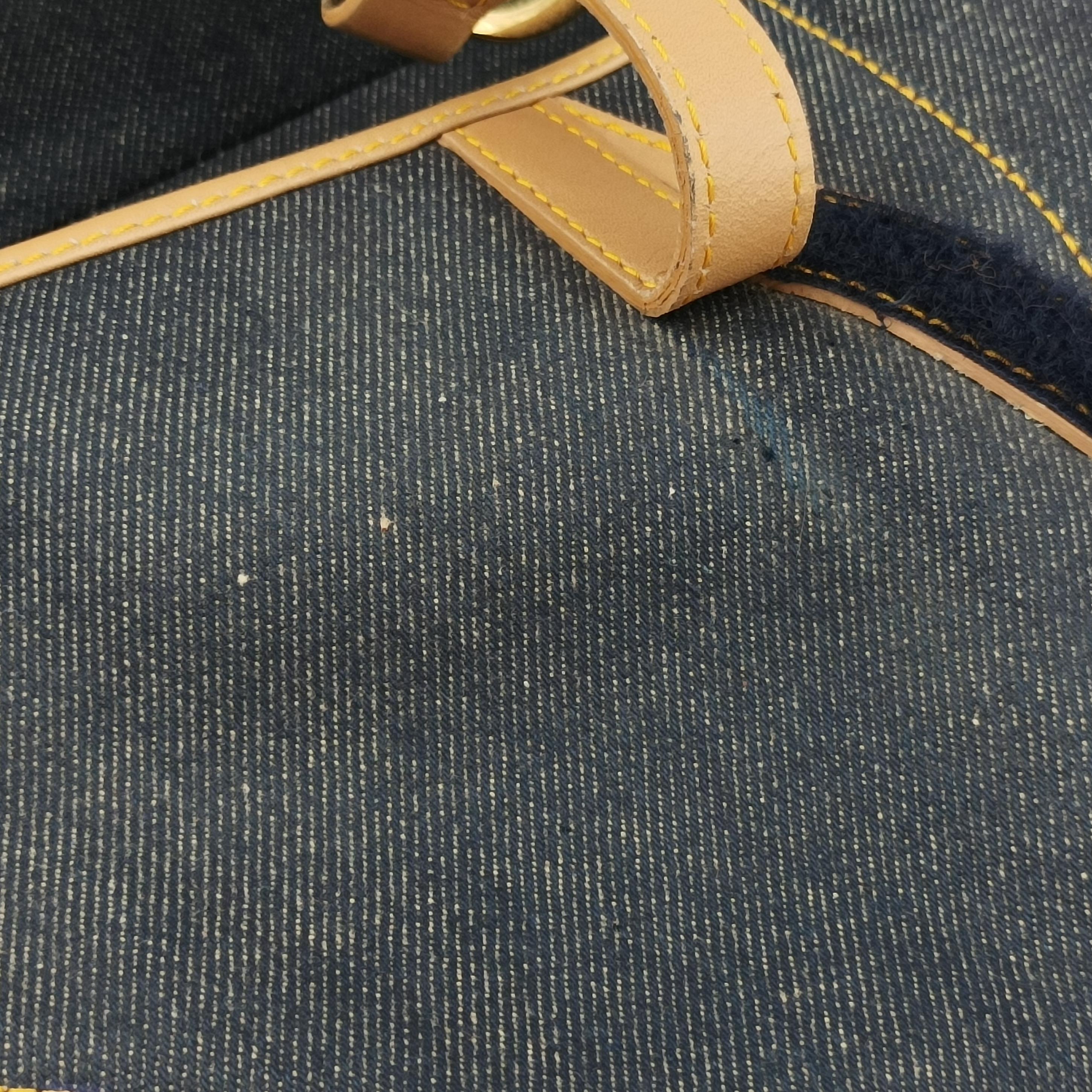 Pre-owned Christian Dior Saddlebags Blue Denim  handbag | stylenewstar