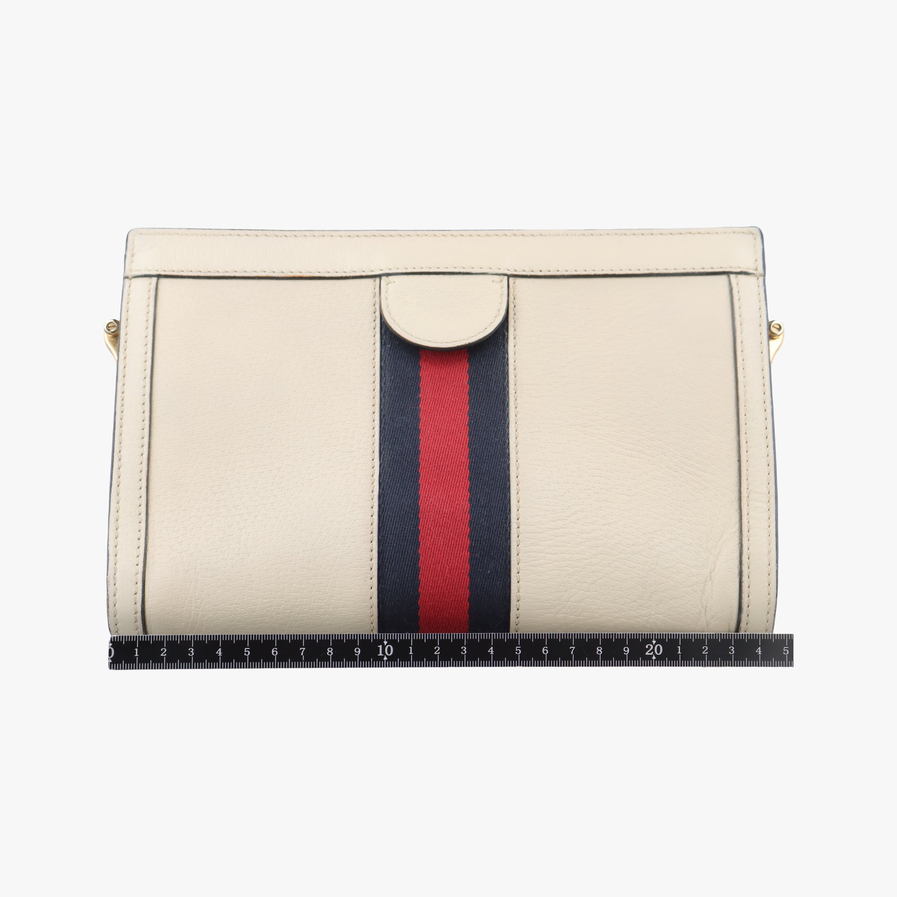 Pre-owned Gucci Ophidia White Leather 503877 shoulderbag | stylenewstar