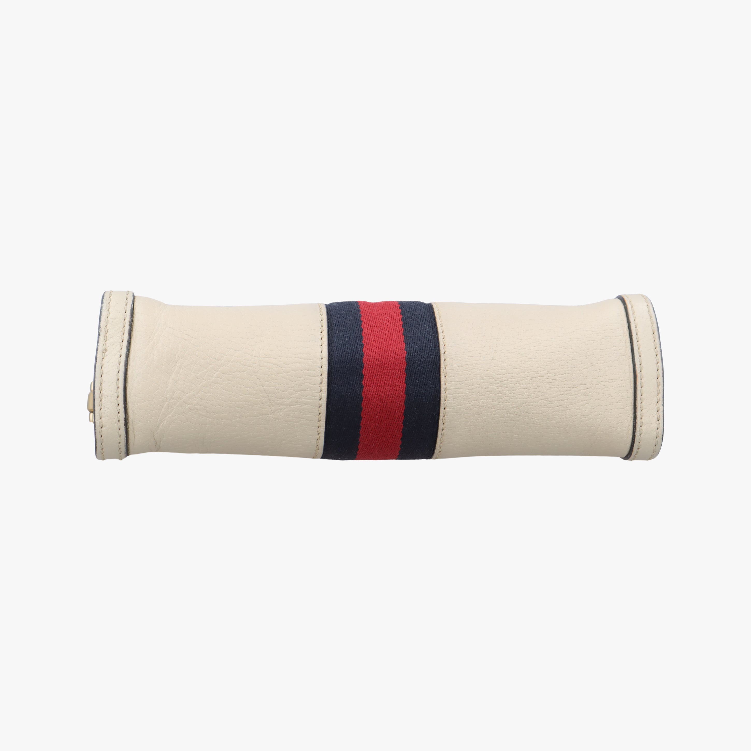Pre-owned Gucci Ophidia White Leather 503877 shoulderbag | stylenewstar