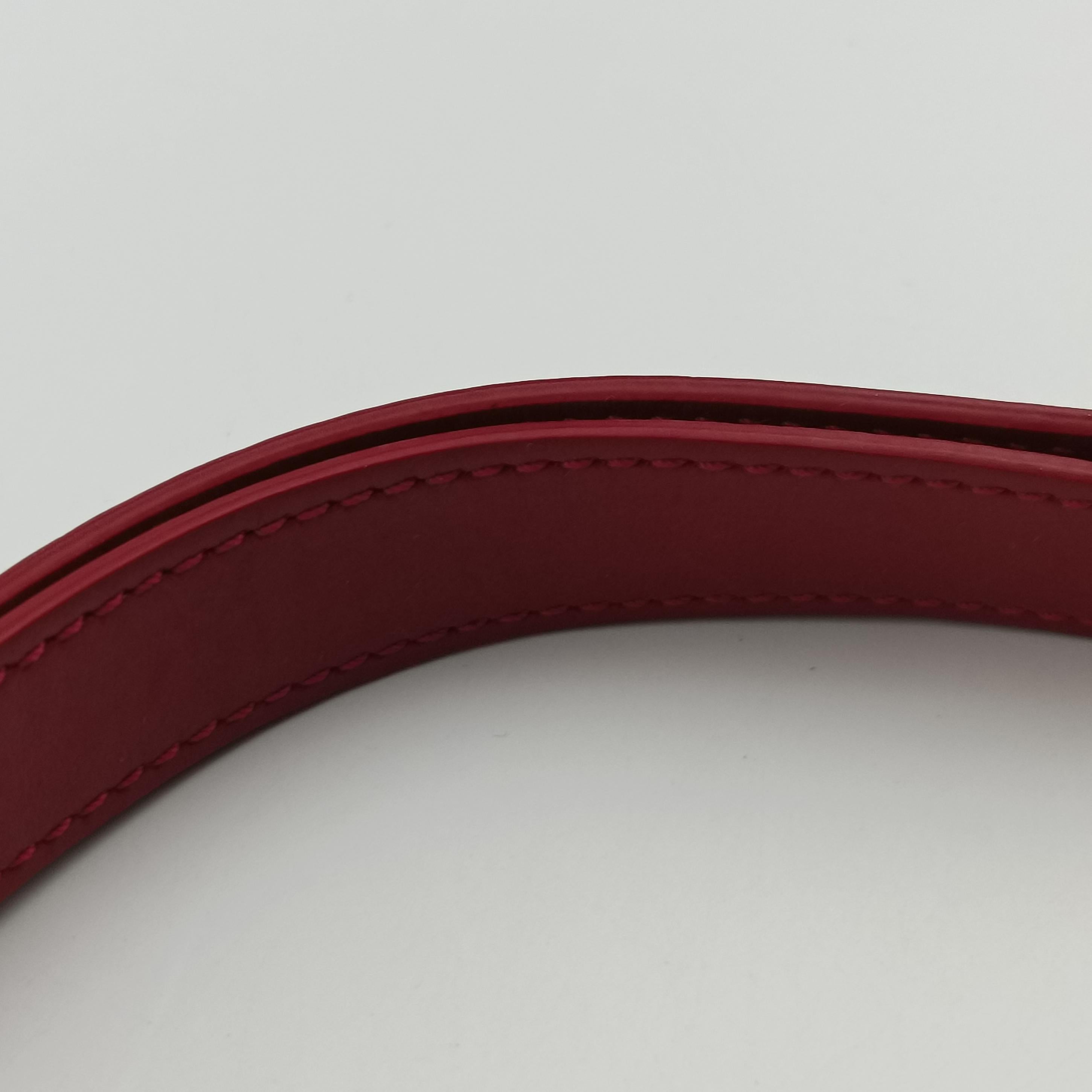 Pre-owned VERSACE medusa Burgundy leather  clutchbag | stylenewstar