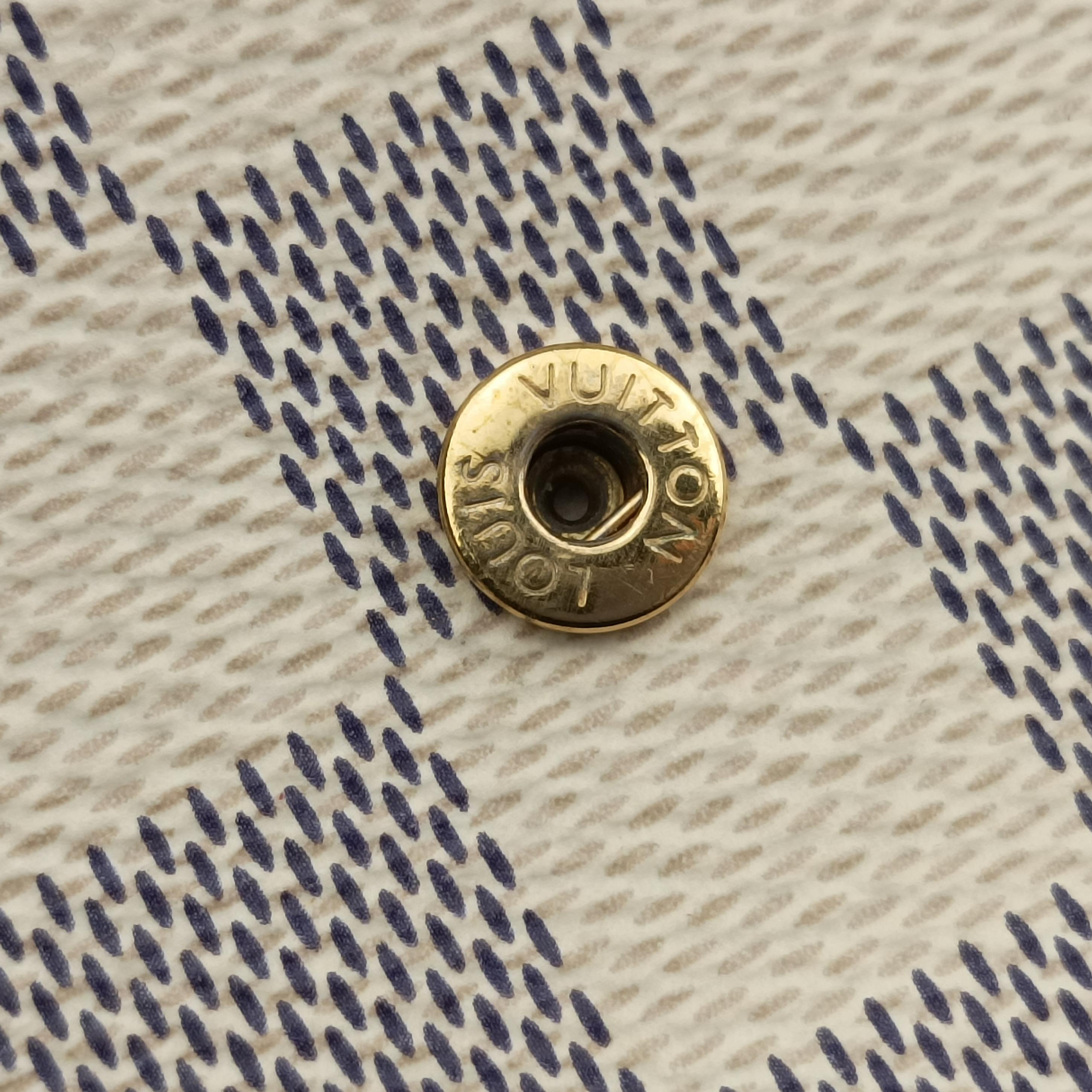 Pre-owned Louis Vuitton Pochette FeLICIE Azur Damier Canvas N63106 shoulderbag | stylenewstar