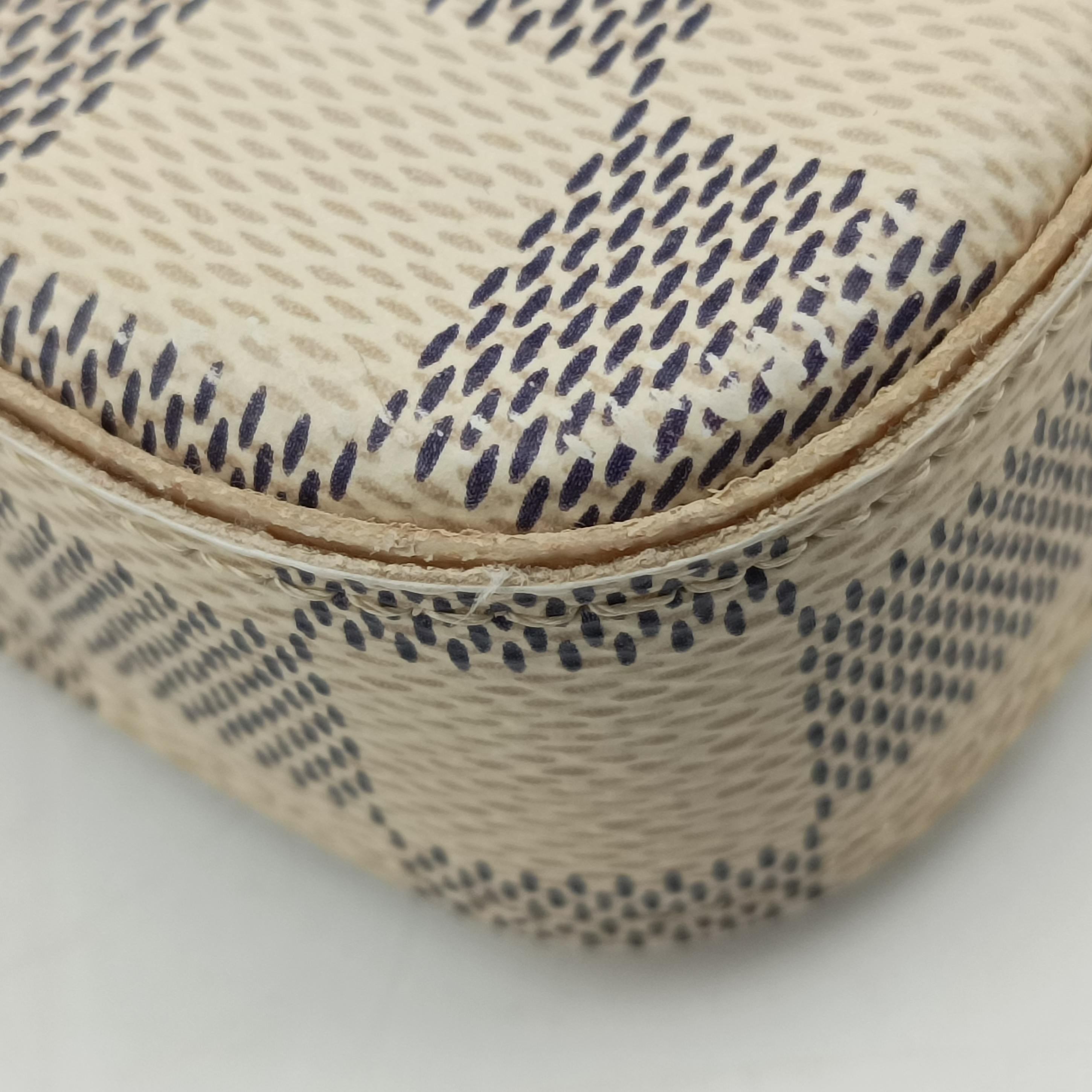 Pre-owned Louis Vuitton Pochette FeLICIE Azur Damier Canvas N63106 shoulderbag | stylenewstar