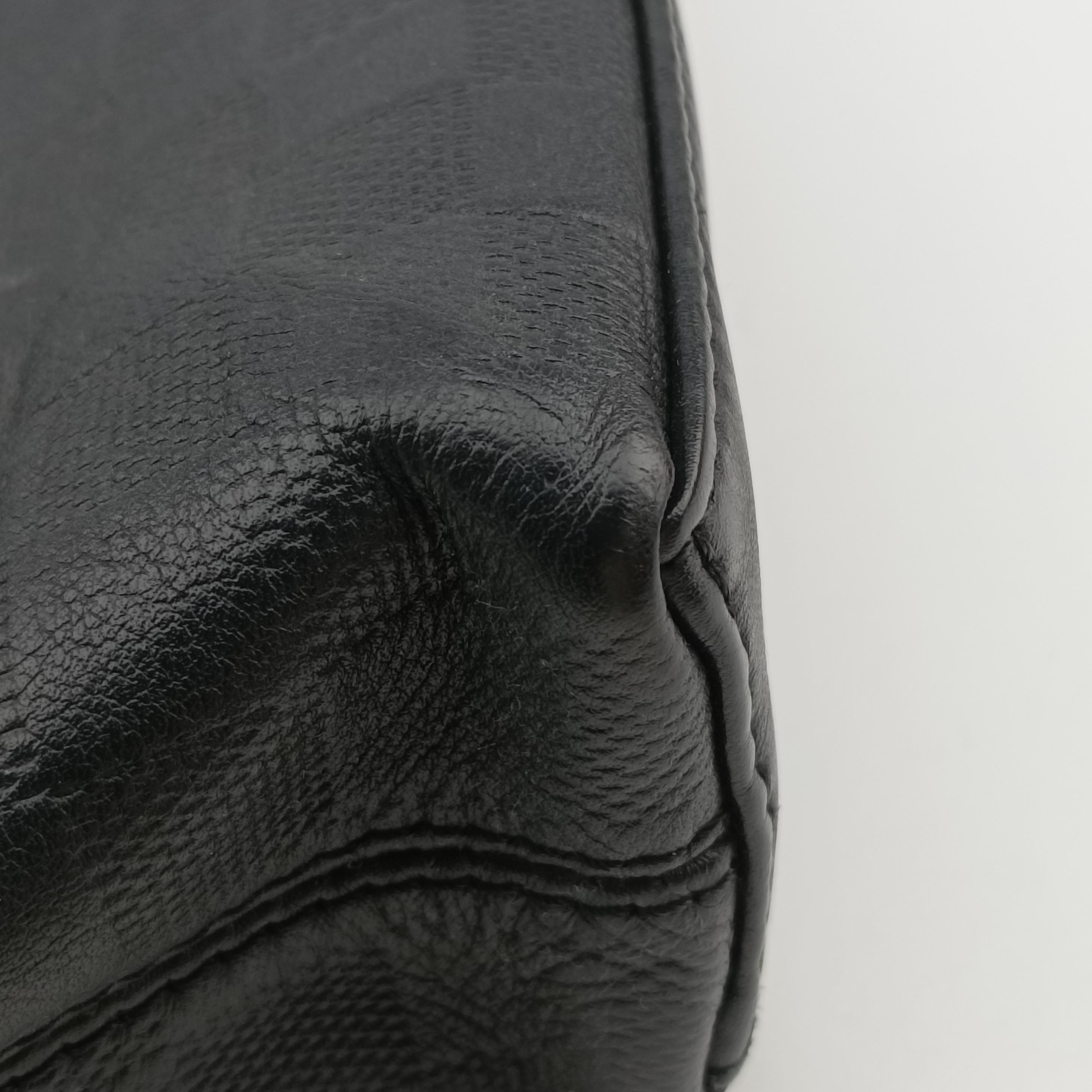 Pre-owned Louis Vuitton Porte Documents Jour Noir Damier Graphite N48224 handbag | stylenewstar