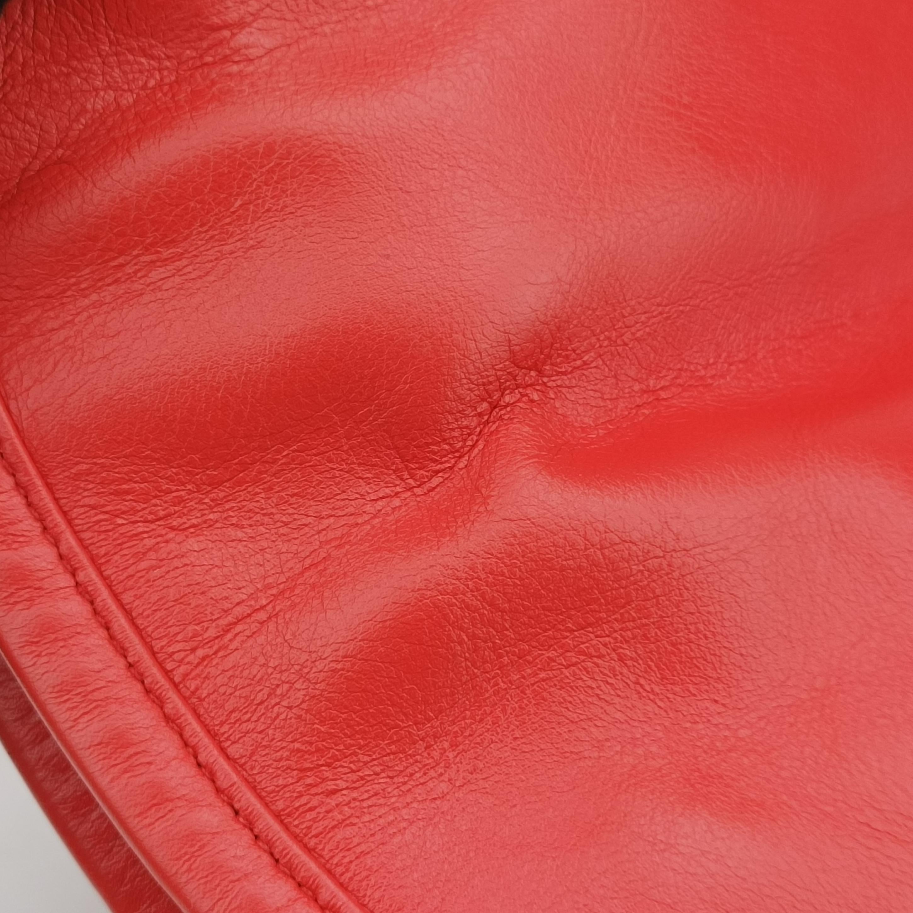Pre-owned Christian Dior Diorita Hobo Orange leather  handbag | stylenewstar