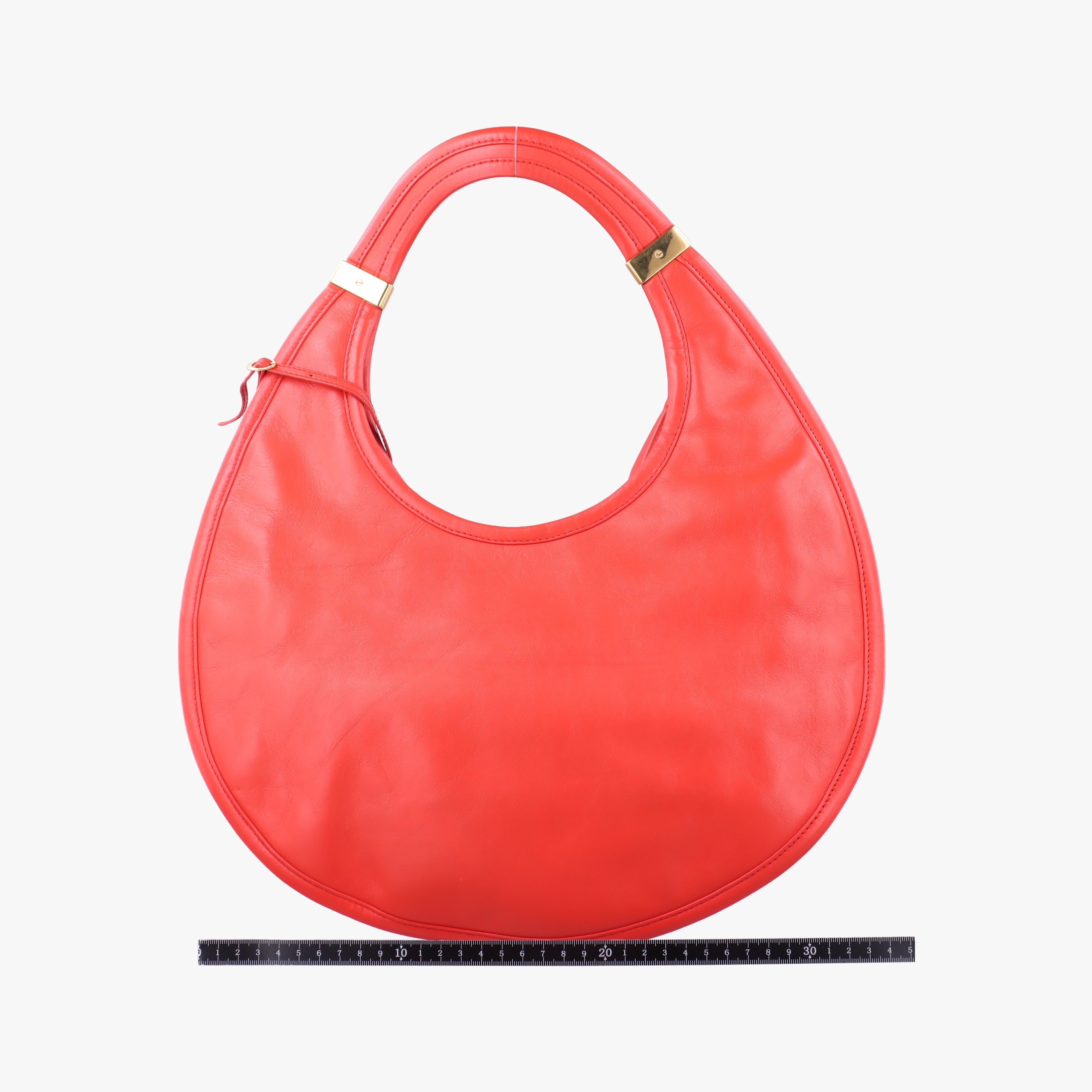 Pre-owned Christian Dior Diorita Hobo Orange leather  handbag | stylenewstar