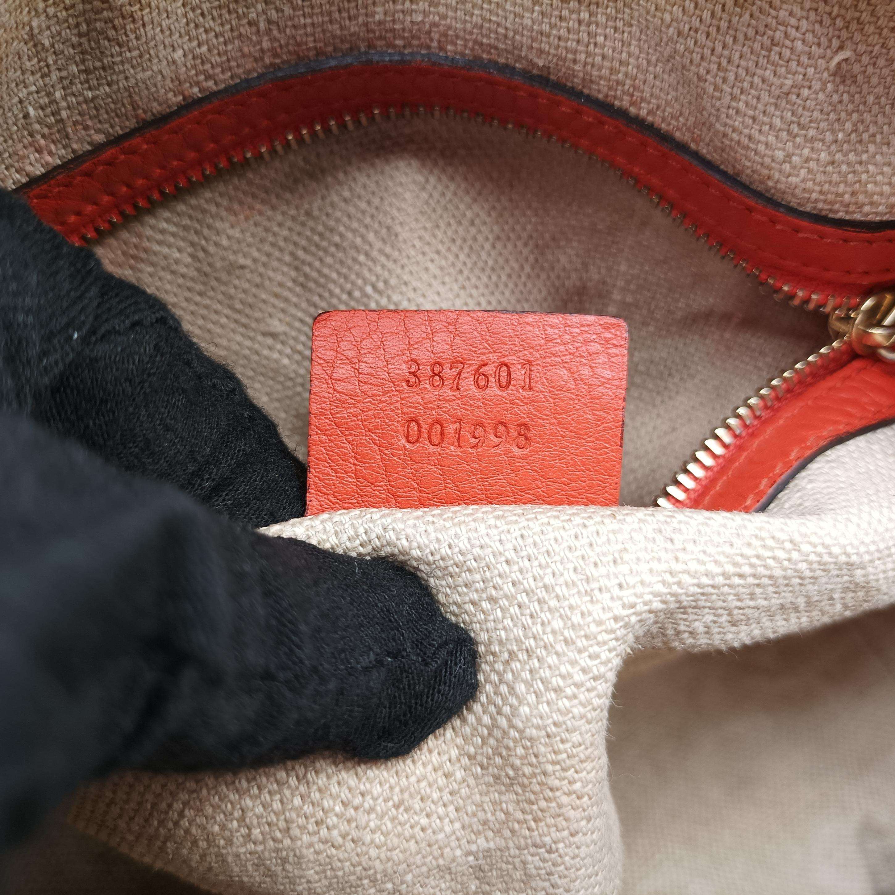 Vintage Gucci signature Top Handle Cellarius Ebony Beige×pink Leather×canvas 387601 shoulderbag | stylenewstar