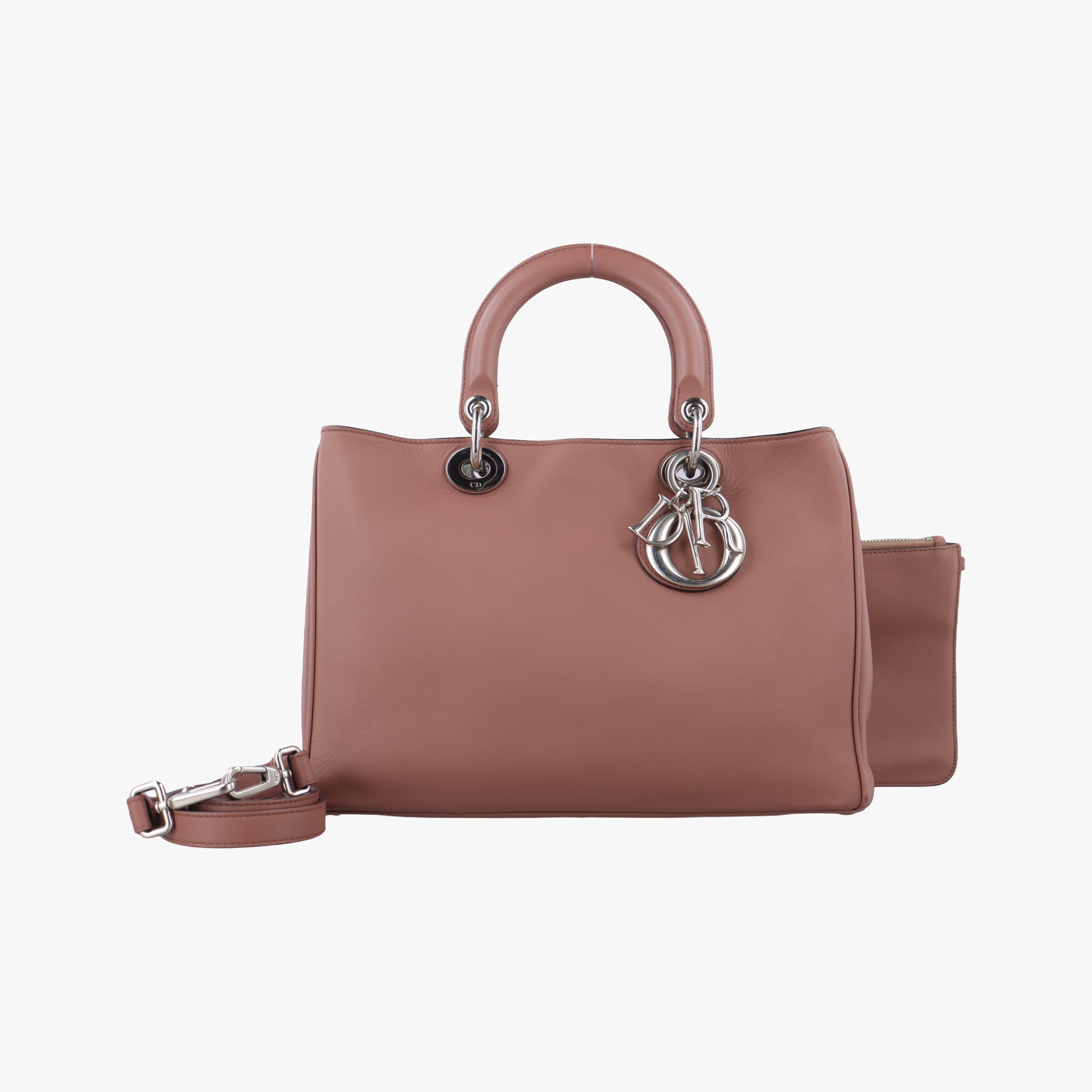 Secondhand Christian Dior Diorissimo Beige Leather  shoulderbag | stylenewstar