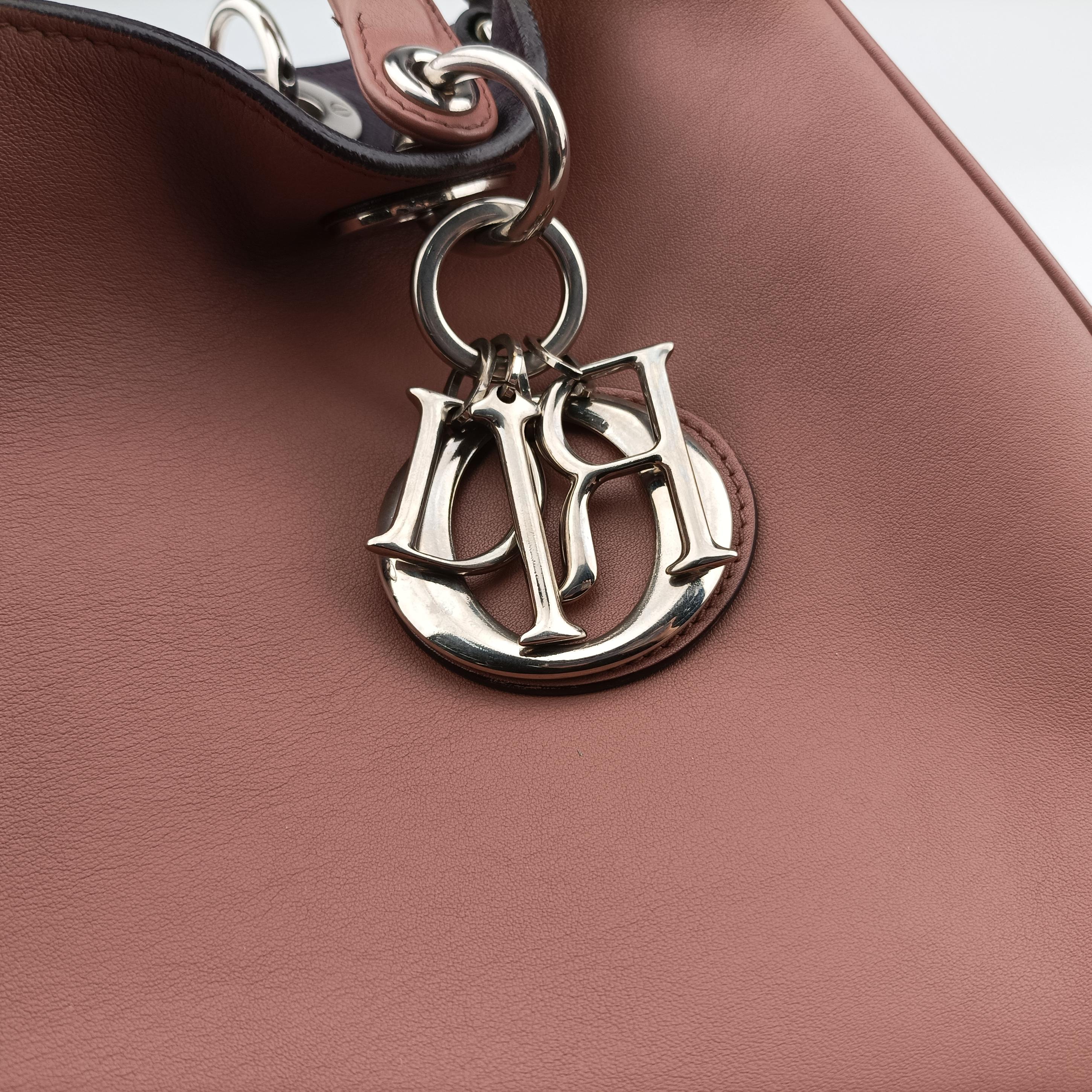 Secondhand Christian Dior Diorissimo Beige Leather  shoulderbag | stylenewstar