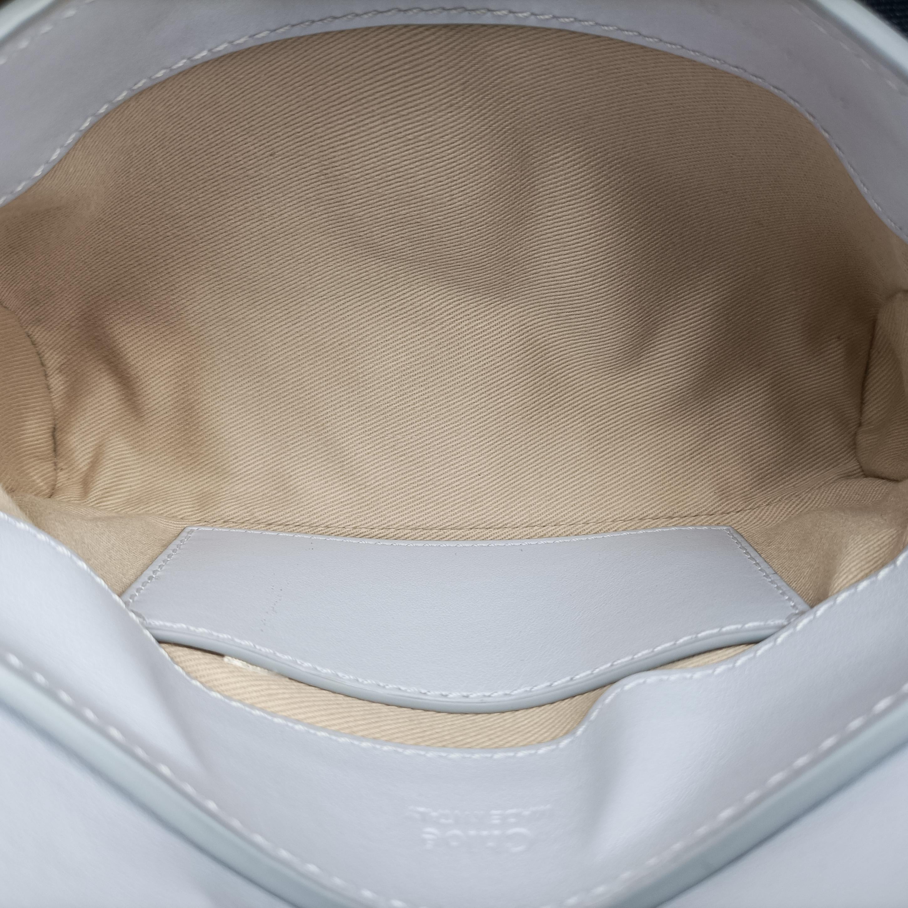 Pre-owned Chloe Chloe C Blue Leather  bum bag/waist bag | stylenewstar