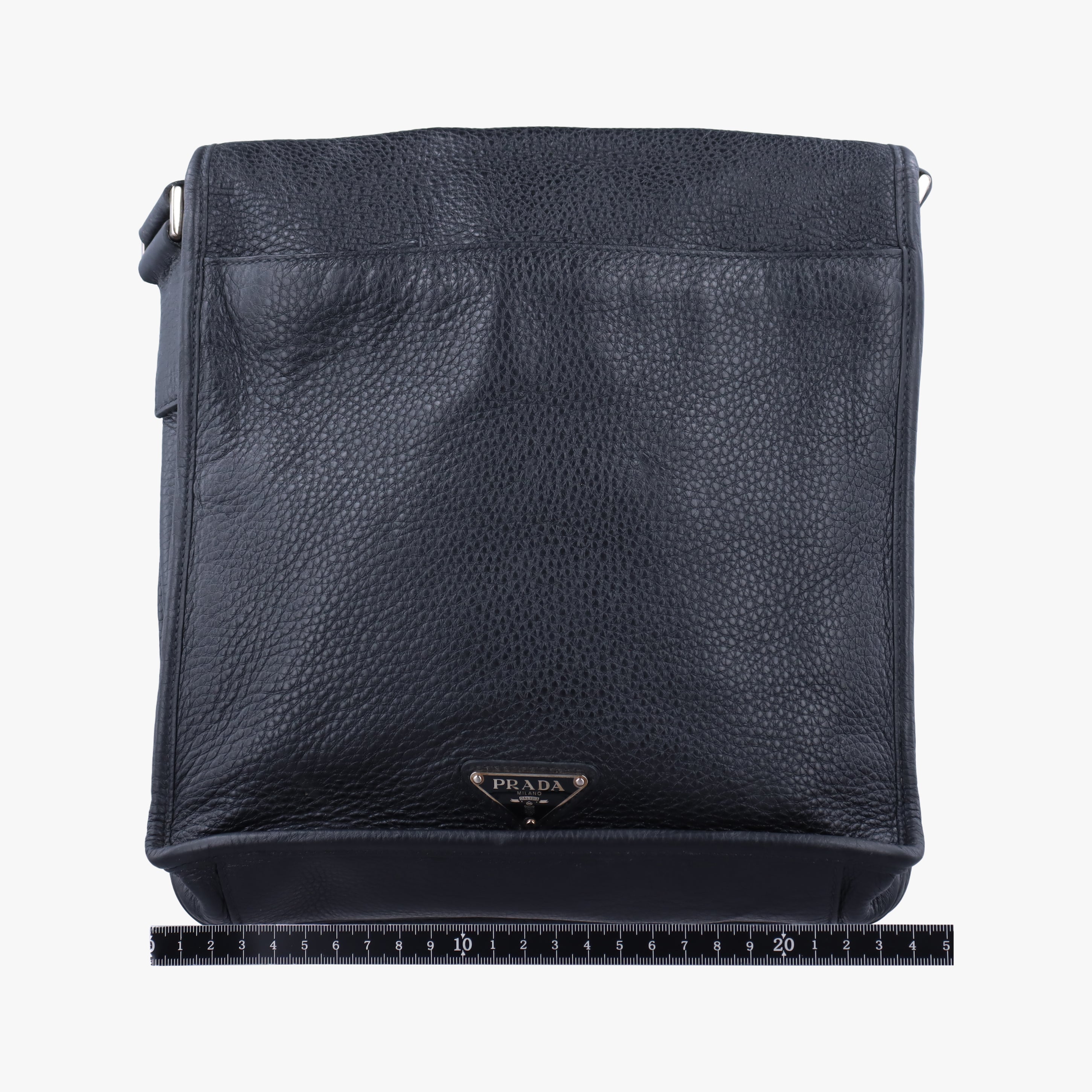 Secondhand Prada Messenger Black leather VA0982 shoulderbag | stylenewstar