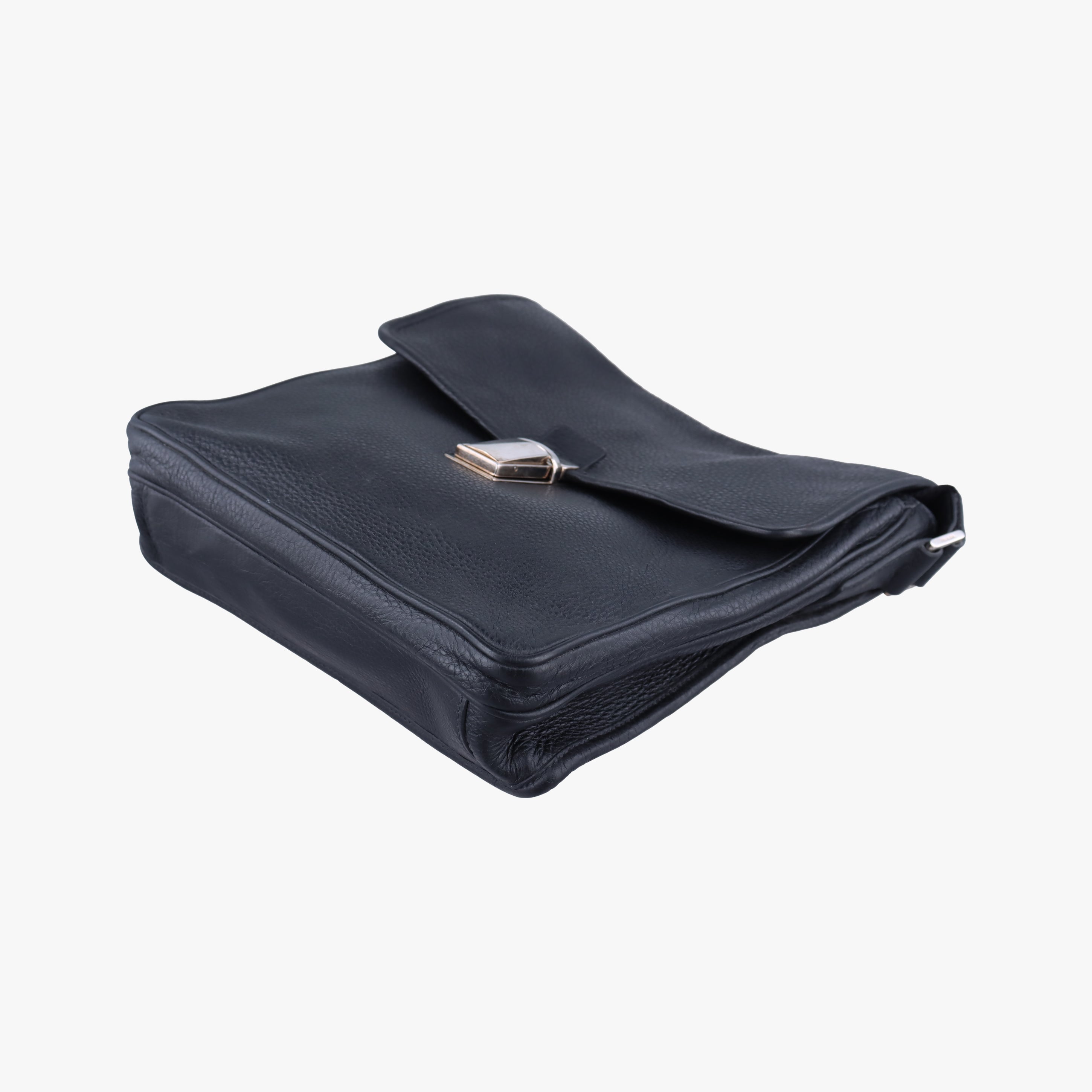 Secondhand Prada Messenger Black leather VA0982 shoulderbag | stylenewstar