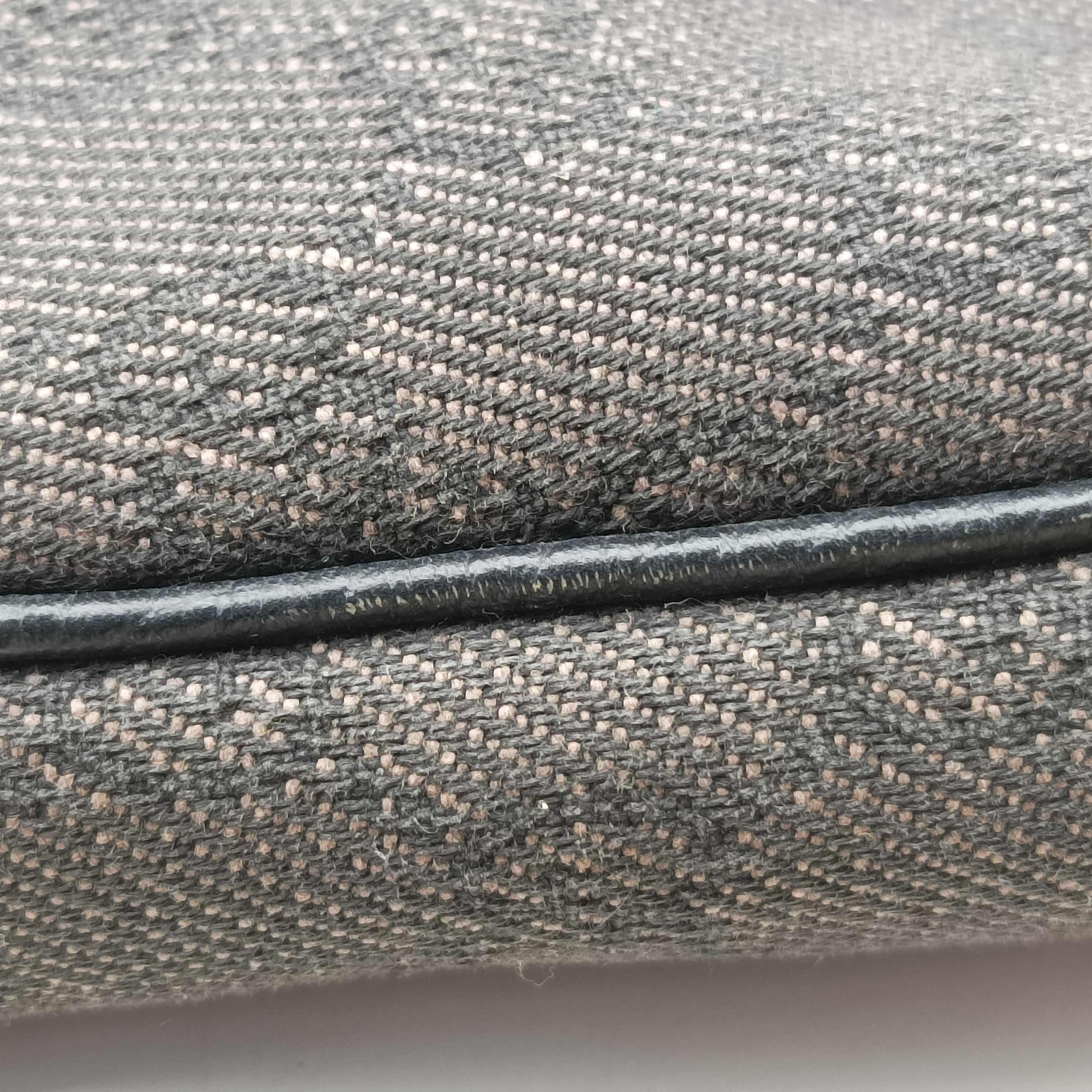 Pre-owned Gucci Guccissima Abby Grey Leather × GG Canvas 268637 shoulderbag | stylenewstar