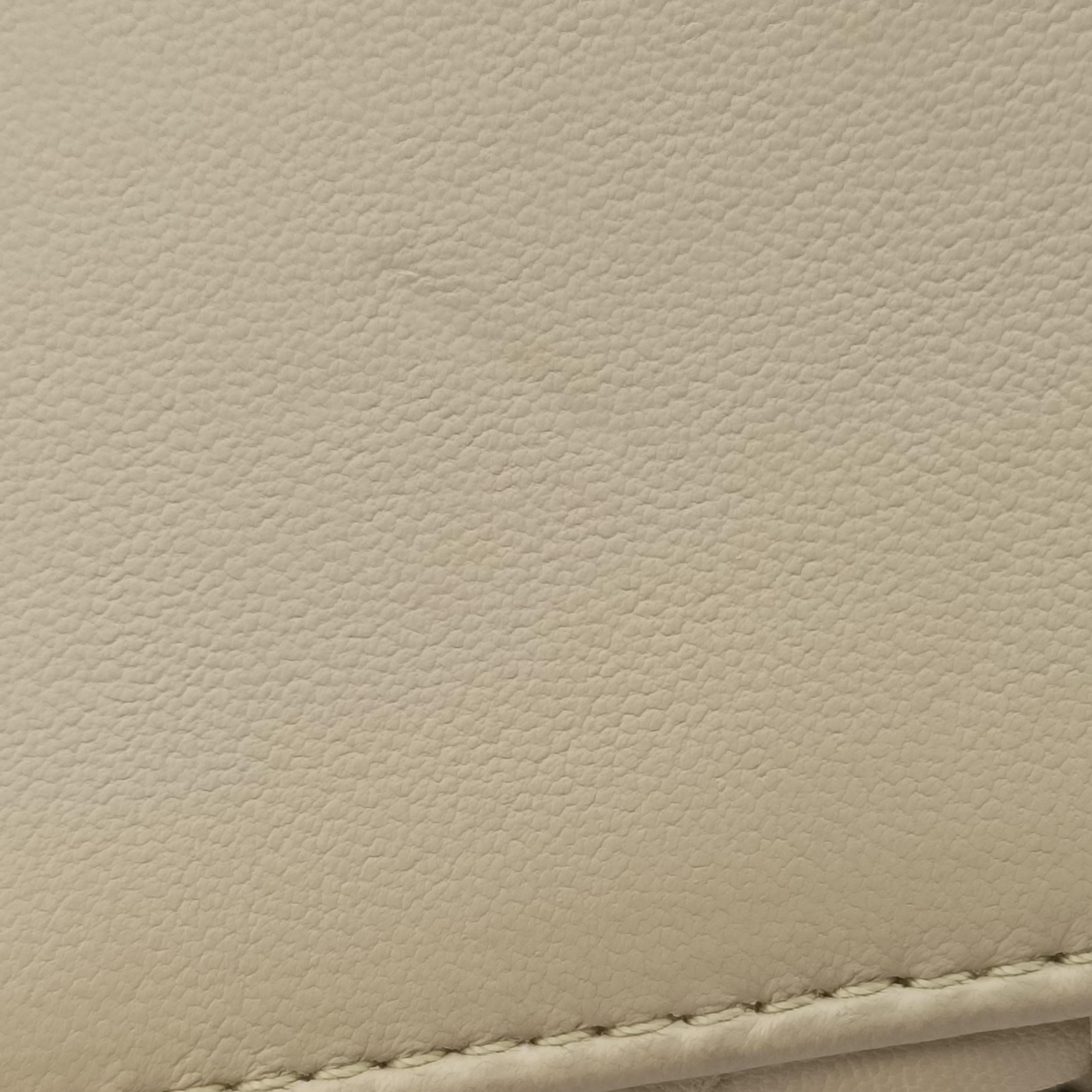 Pre-owned Christian Dior Lady Dior Avenue Tote Beige lambskin  handbag | stylenewstar