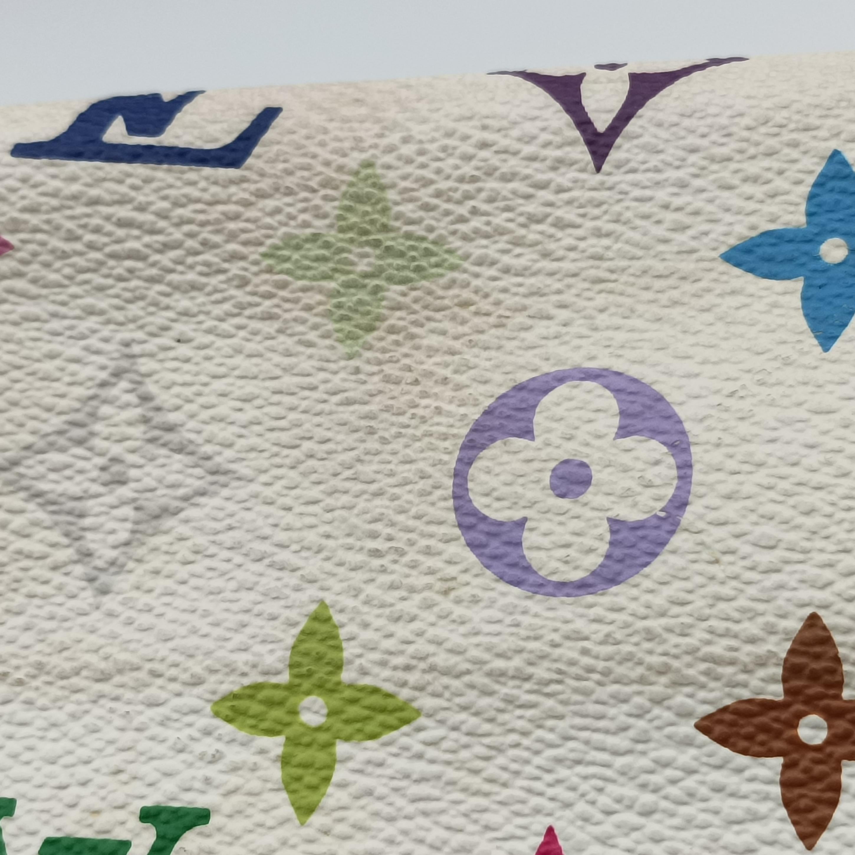 Pre-owned Louis Vuitton URSULA white Monogram Multicolor M40123 handbag | stylenewstar
