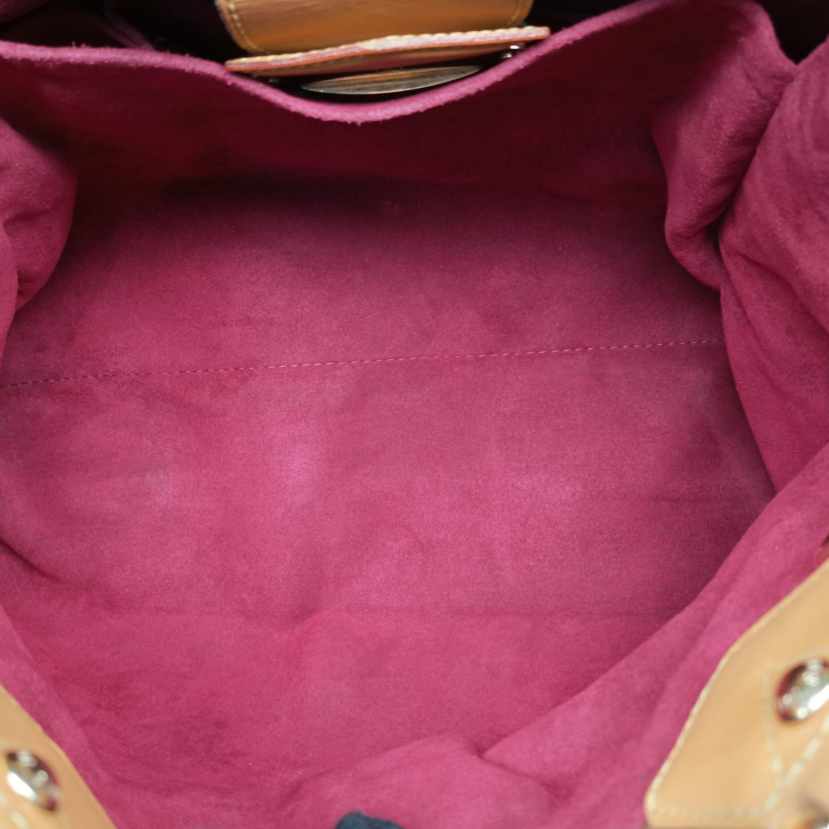 Pre-owned Louis Vuitton URSULA white Monogram Multicolor M40123 handbag | stylenewstar