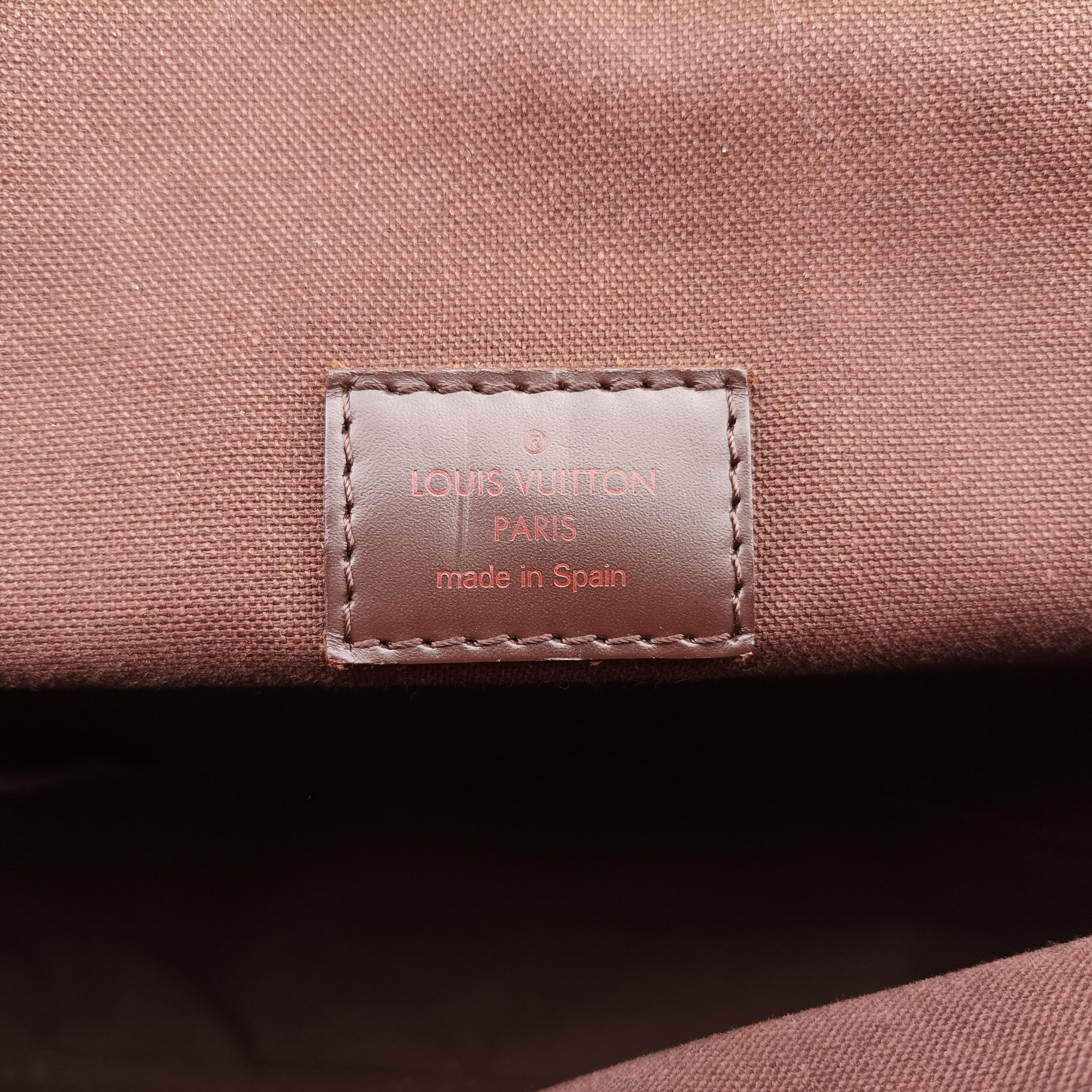 Pre-owned Louis Vuitton BROOKLYN MM EBENE Damier Canvas N51211 shoulderbag | stylenewstar