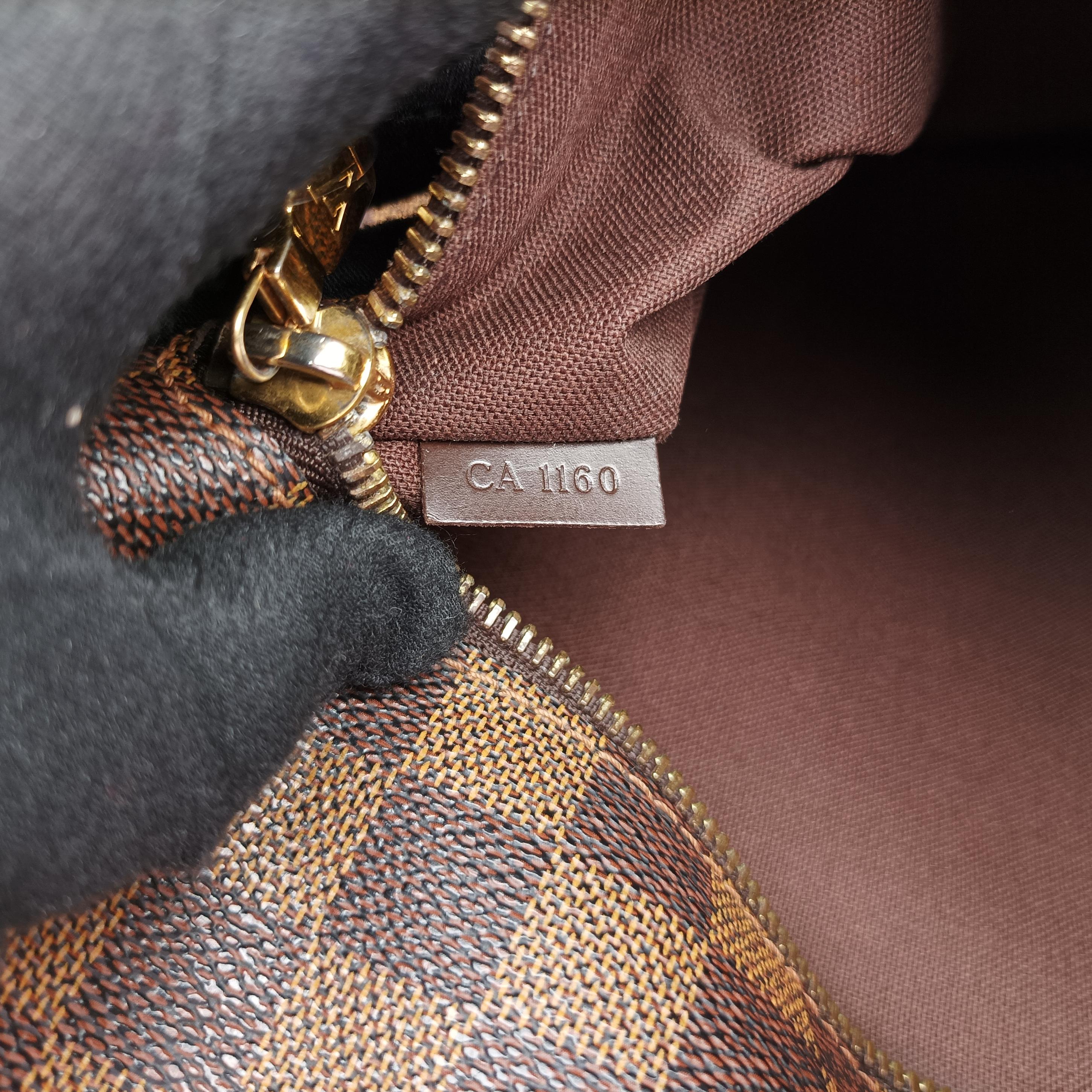 Pre-owned Louis Vuitton BROOKLYN MM EBENE Damier Canvas N51211 shoulderbag | stylenewstar