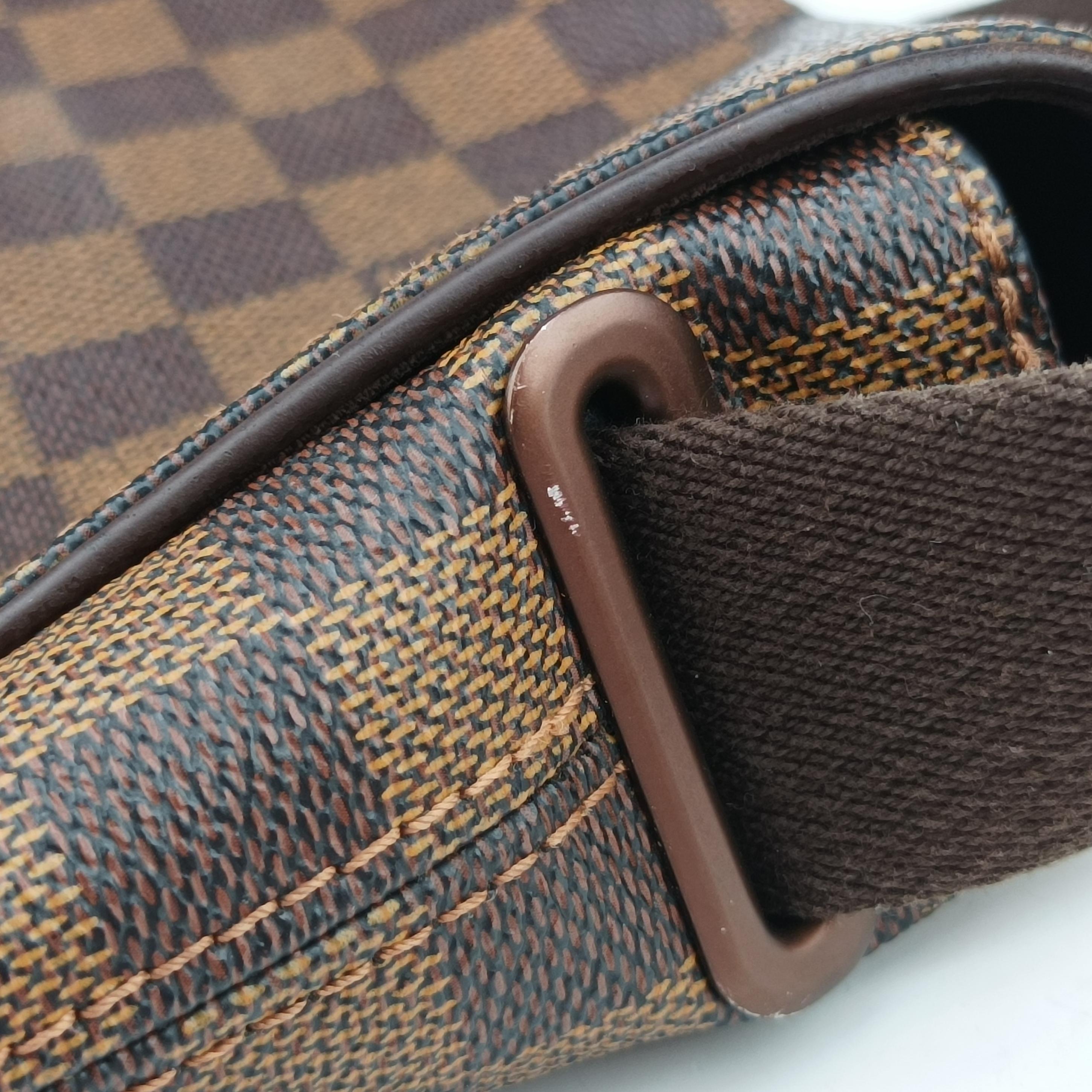 Pre-owned Louis Vuitton BROOKLYN MM EBENE Damier Canvas N51211 shoulderbag | stylenewstar