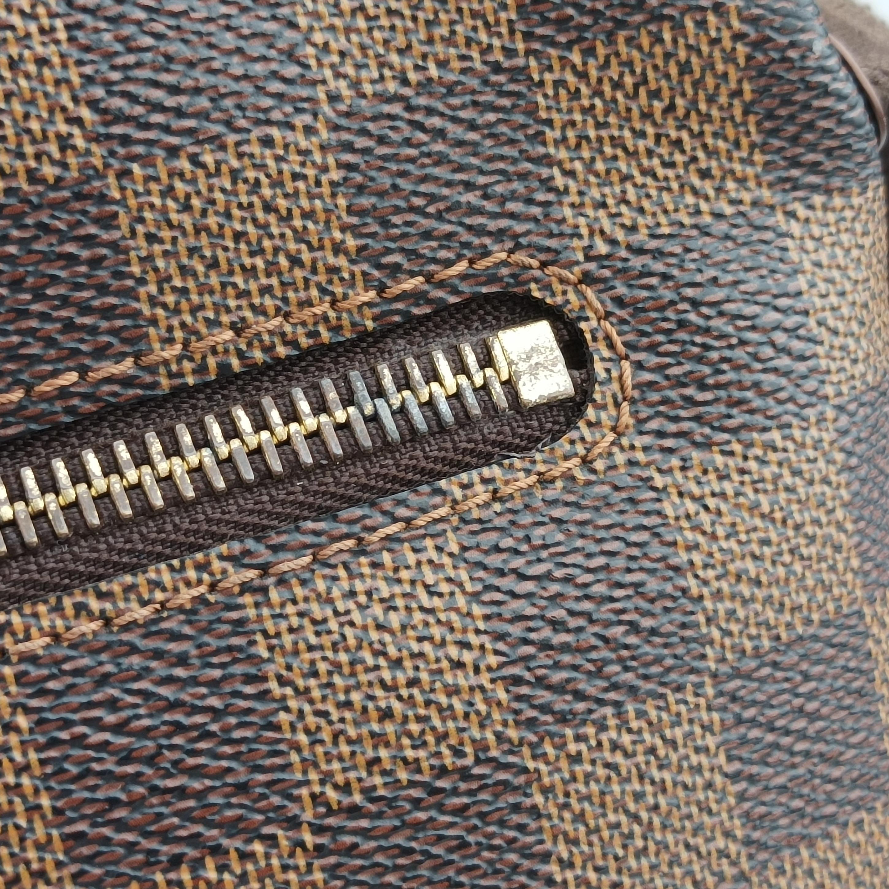 Pre-owned Louis Vuitton BROOKLYN MM EBENE Damier Canvas N51211 shoulderbag | stylenewstar