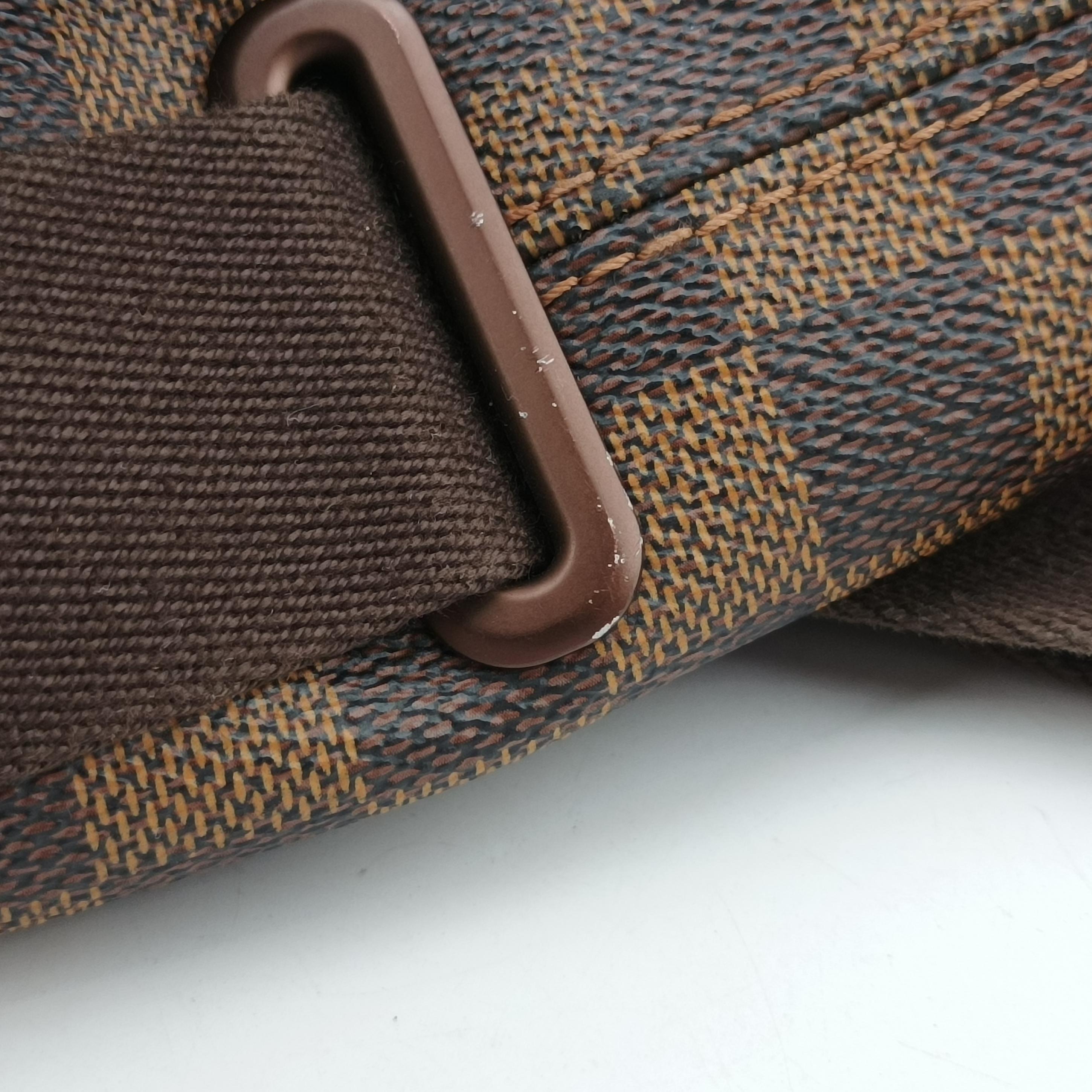 Pre-owned Louis Vuitton BROOKLYN MM EBENE Damier Canvas N51211 shoulderbag | stylenewstar