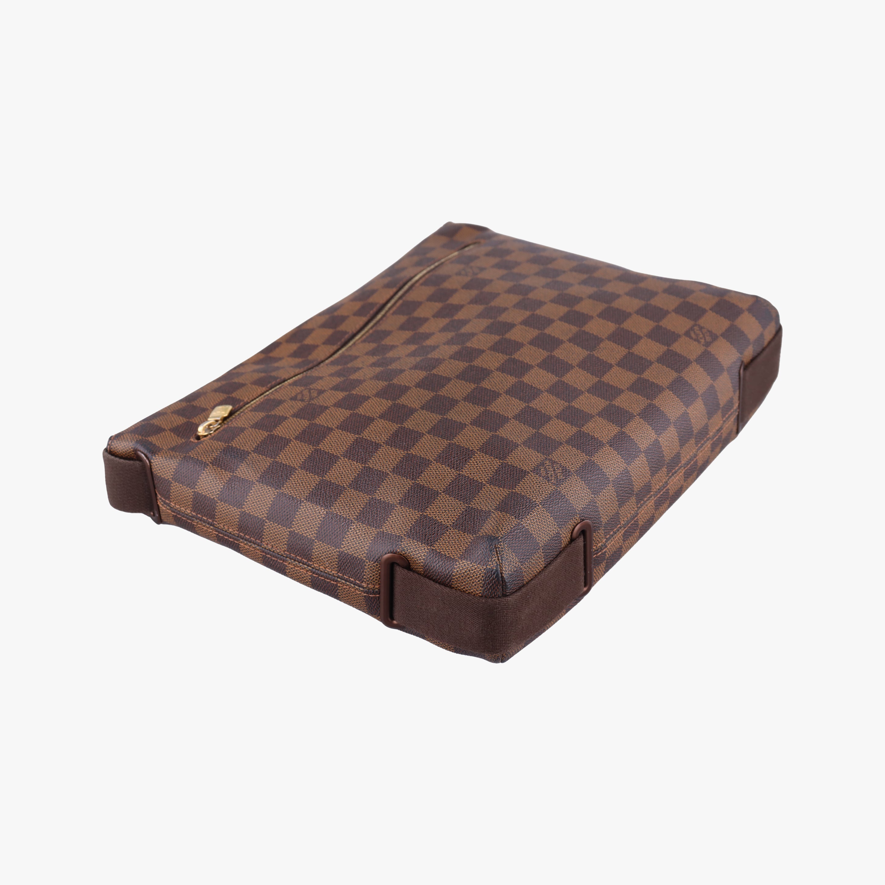Pre-owned Louis Vuitton BROOKLYN MM EBENE Damier Canvas N51211 shoulderbag | stylenewstar