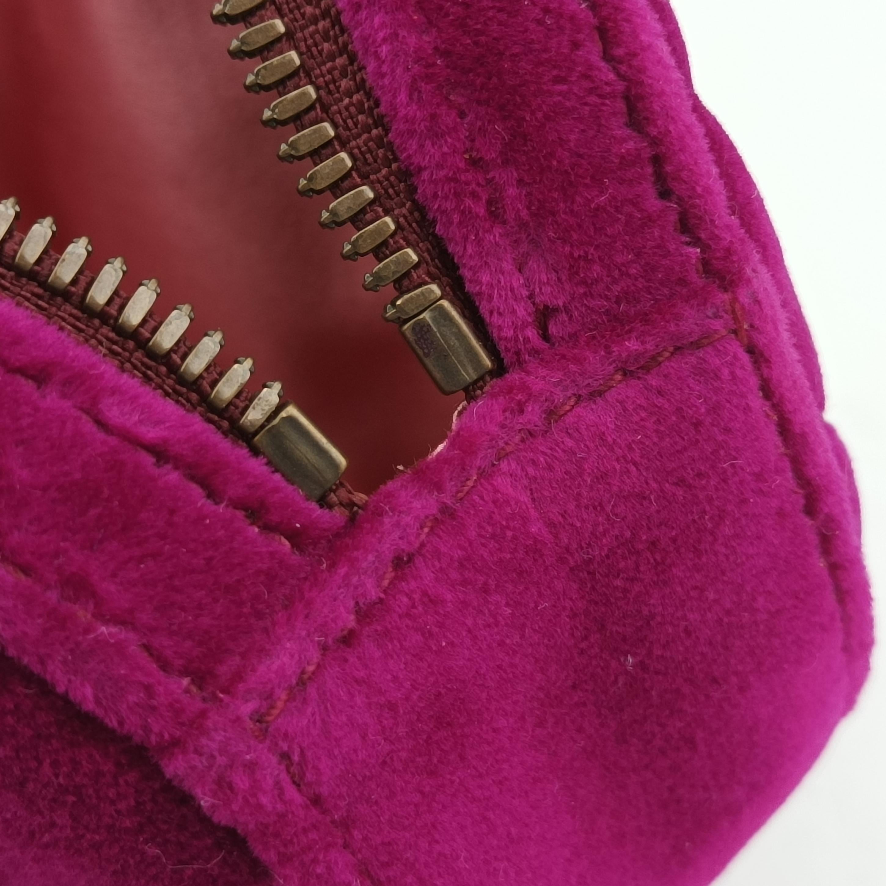 Vintage Gucci GG Marmont Purple velour 476434 bum bag/waist bag | stylenewstar