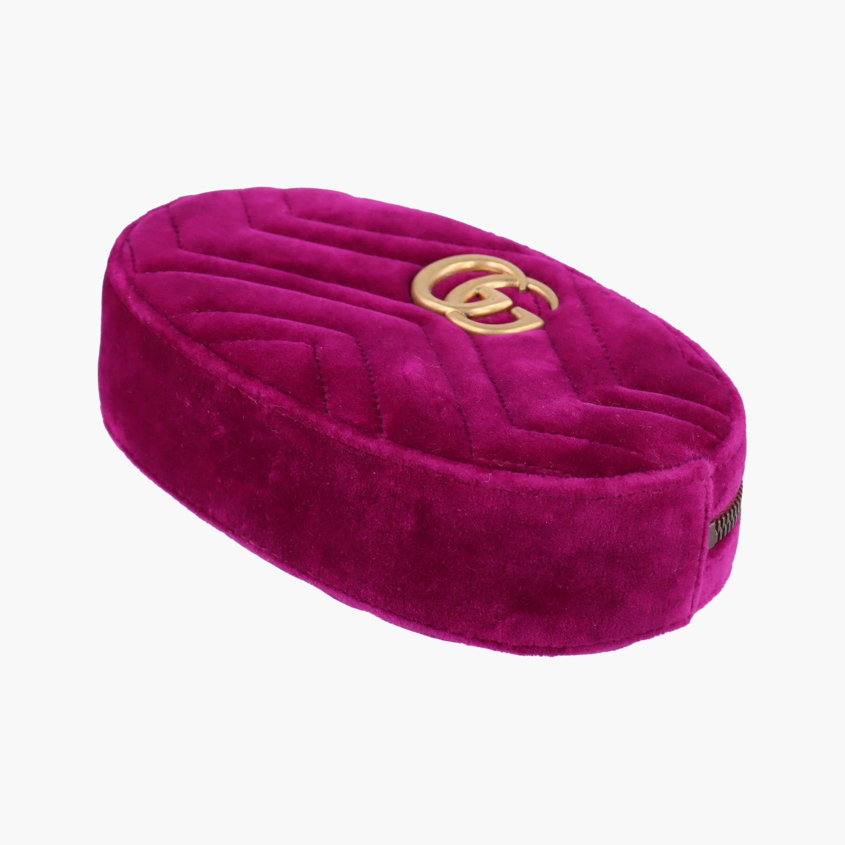 Vintage Gucci GG Marmont Purple velour 476434 bum bag/waist bag | stylenewstar