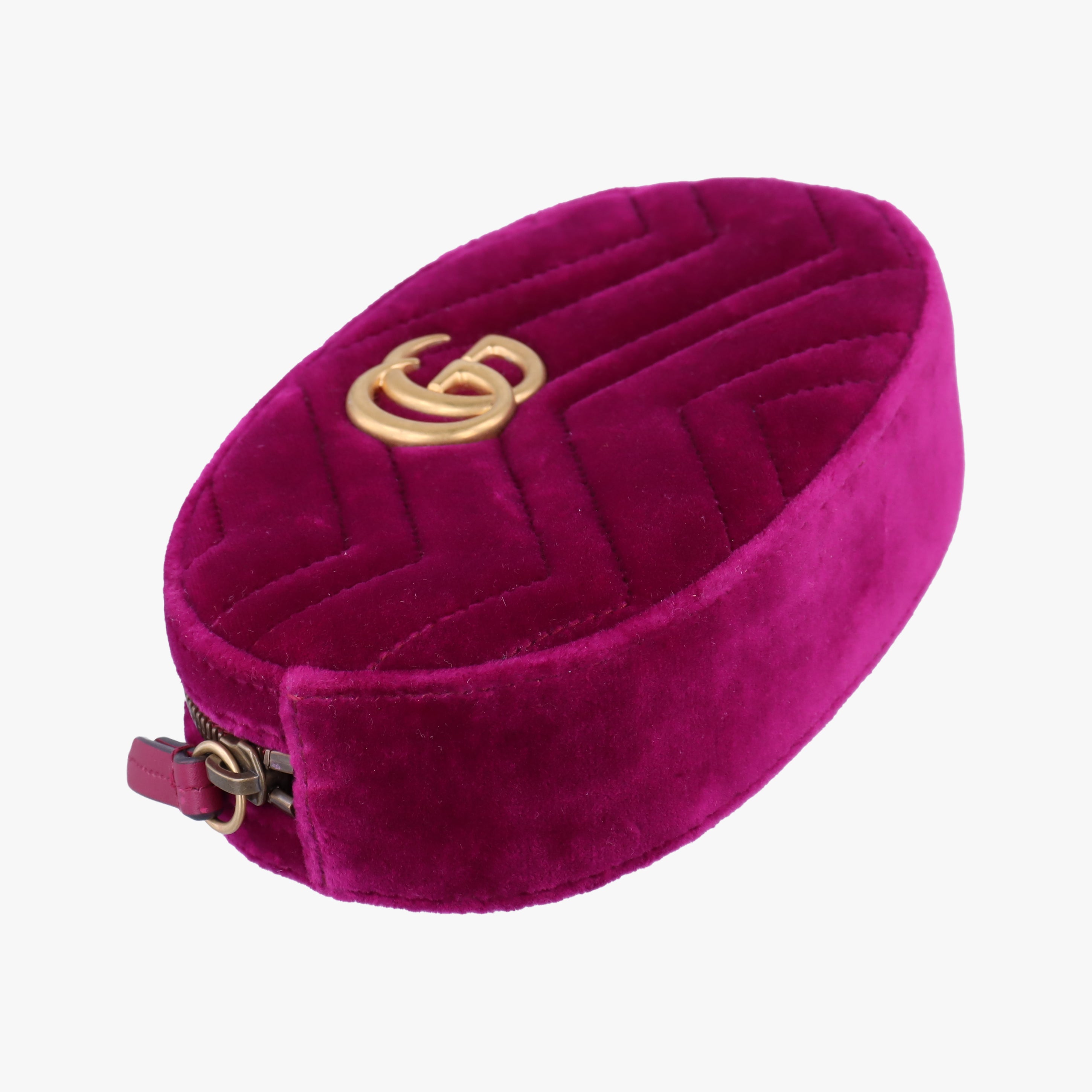 Vintage Gucci GG Marmont Purple velour 476434 bum bag/waist bag | stylenewstar