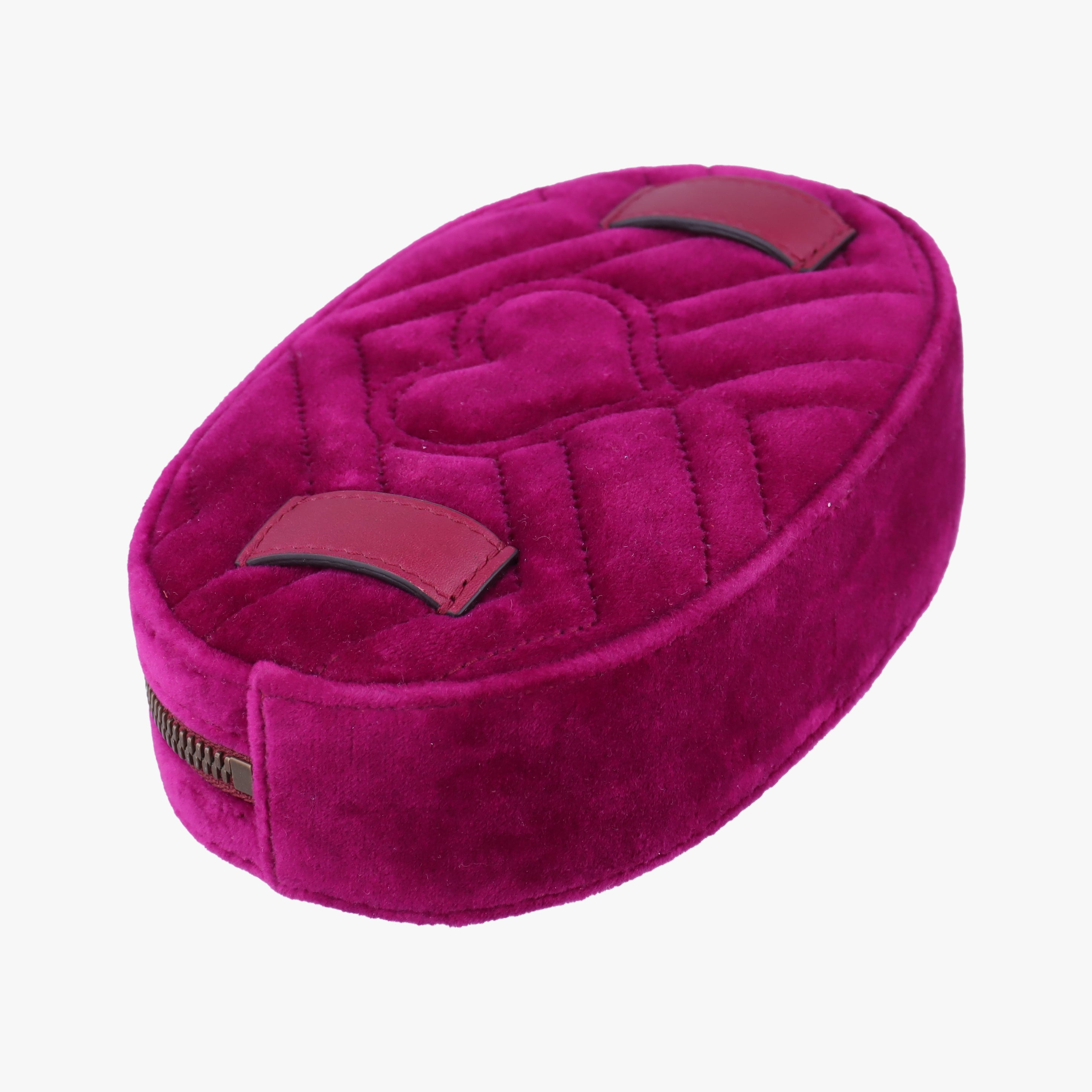 Vintage Gucci GG Marmont Purple velour 476434 bum bag/waist bag | stylenewstar