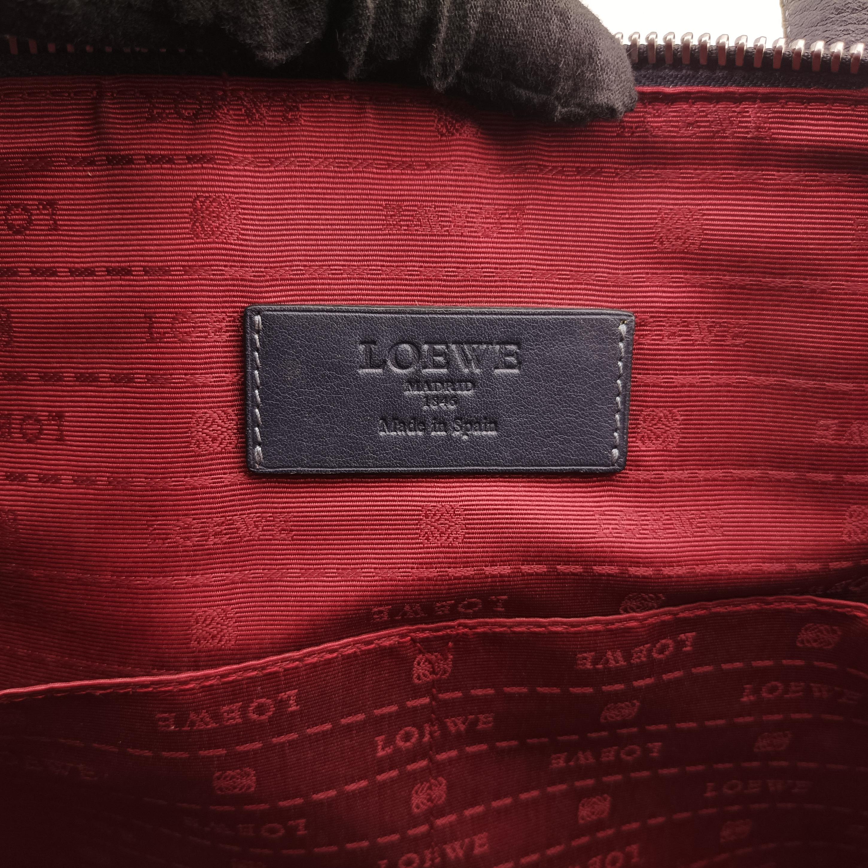 Pre-owned Loewe Toledo Blue Leather  handbag | stylenewstar