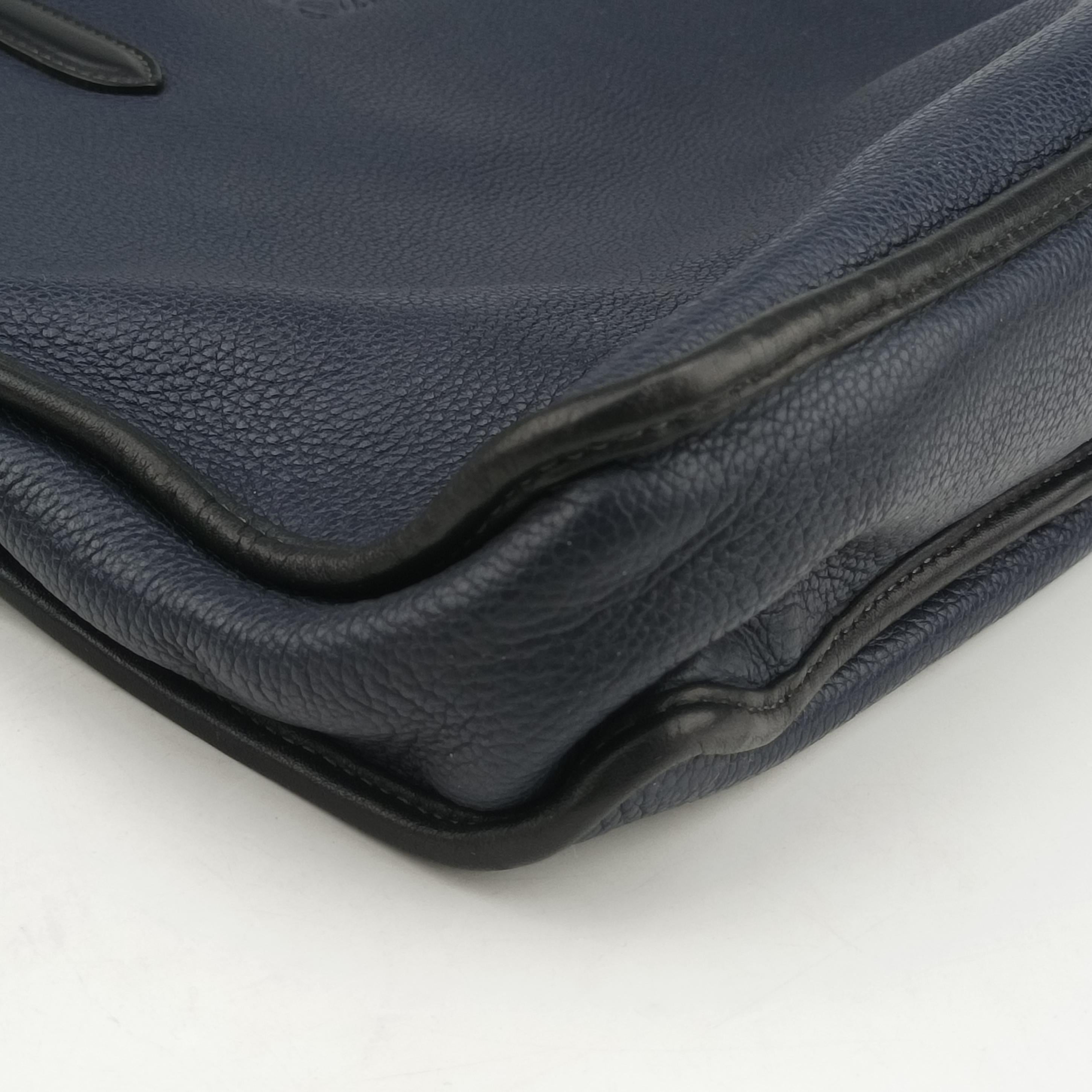Pre-owned Loewe Toledo Blue Leather  handbag | stylenewstar