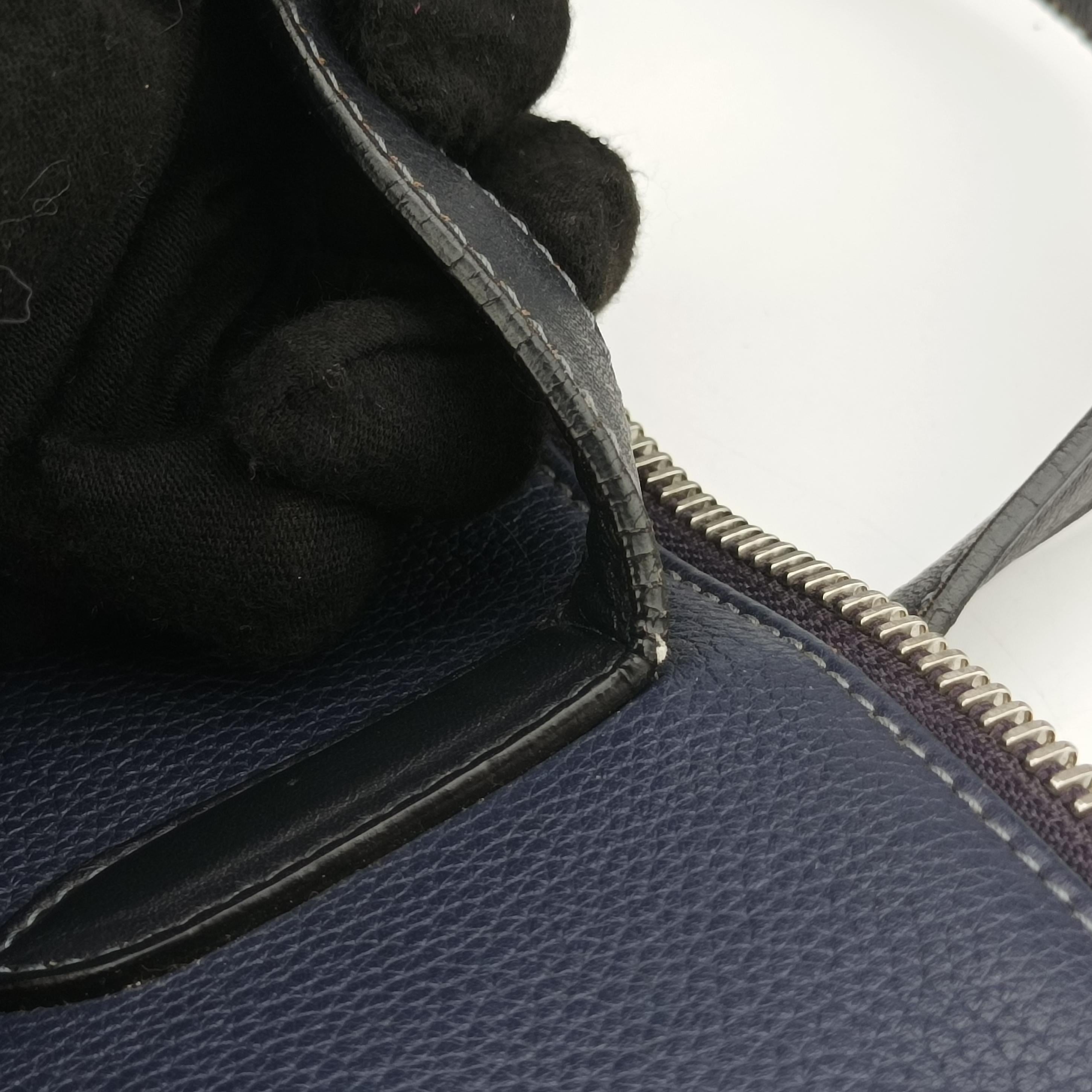 Pre-owned Loewe Toledo Blue Leather  handbag | stylenewstar