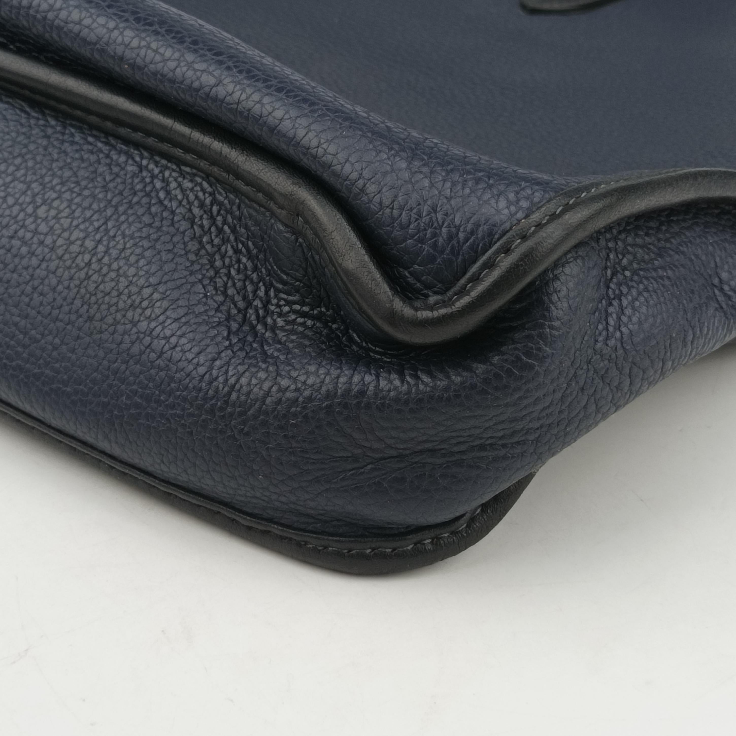 Pre-owned Loewe Toledo Blue Leather  handbag | stylenewstar