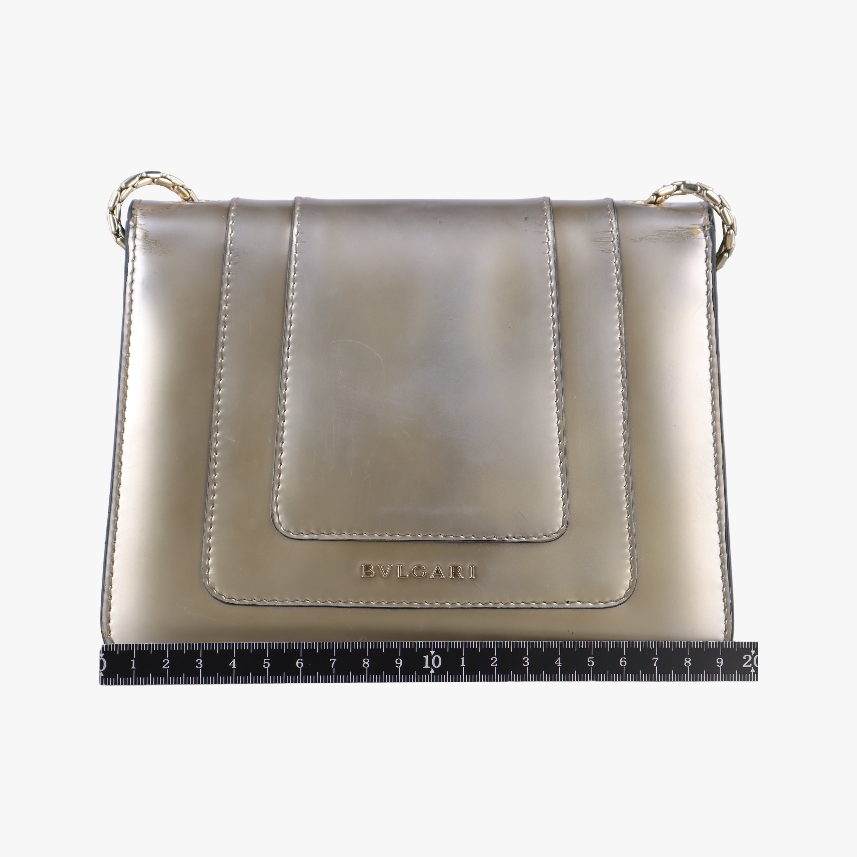 Pre-owned Bvlgari SERPENTI FOREVER Golden Enamel  shoulderbag | stylenewstar