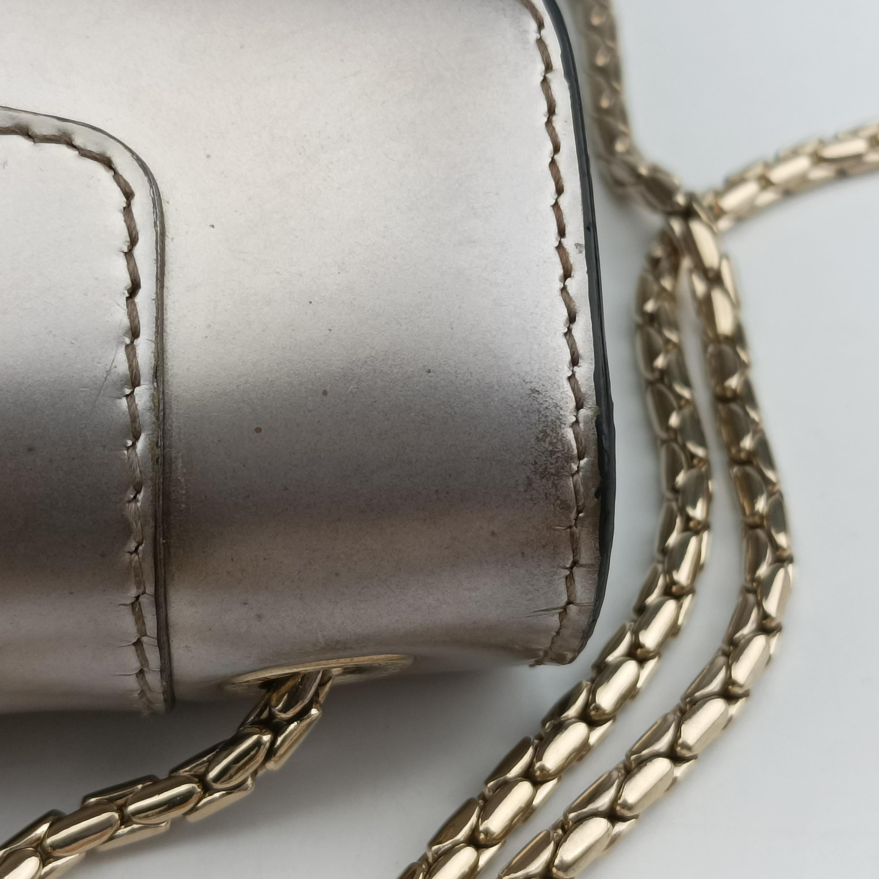 Pre-owned Bvlgari SERPENTI FOREVER Golden Enamel  shoulderbag | stylenewstar