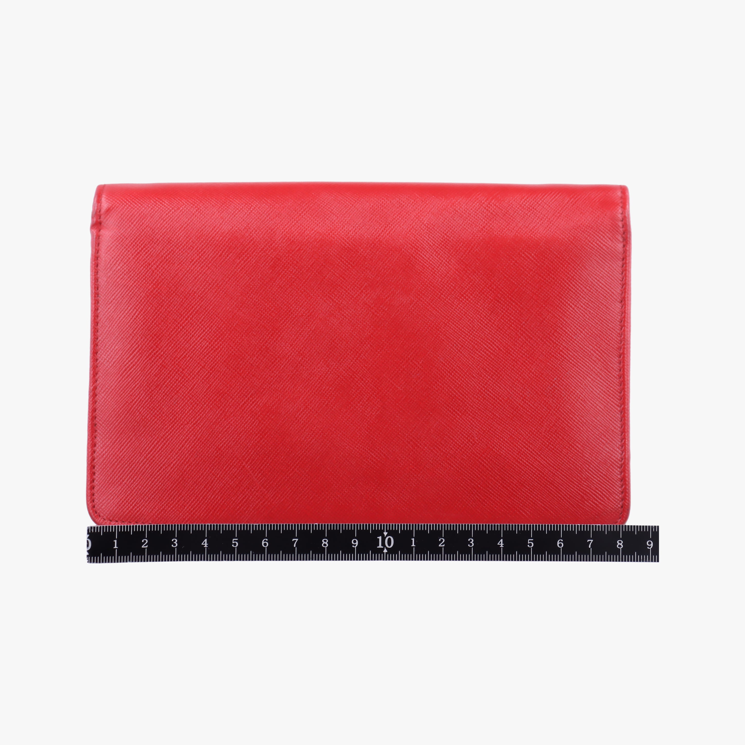 Secondhand Prada Sling Bandoliera Red SAFFIANO Leather　 BT1019 shoulderbag | stylenewstar