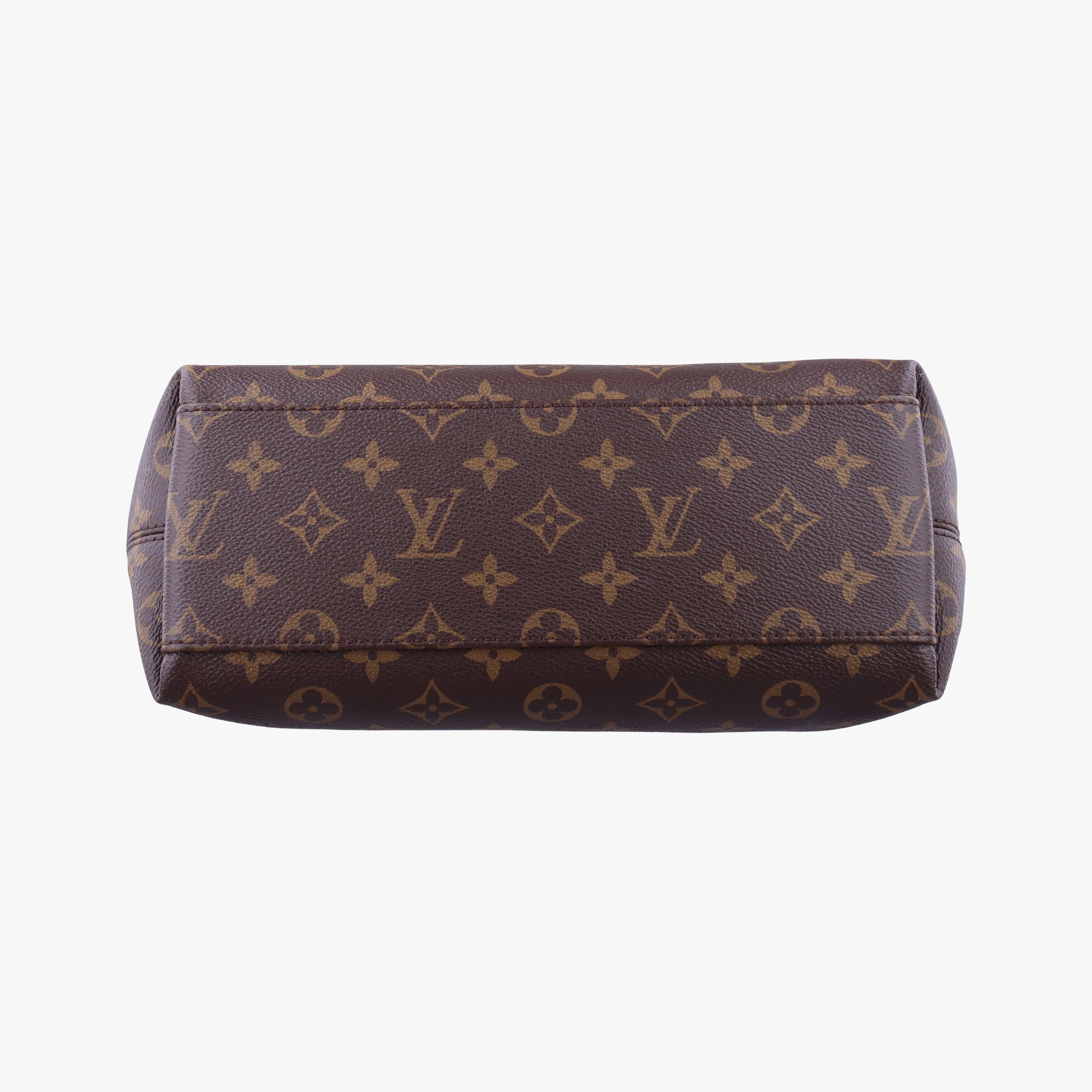Pre-owned Louis Vuitton Tuileries Bezas Brown×beige Monogram Canvas×calf leather M43159 shoulderbag | stylenewstar
