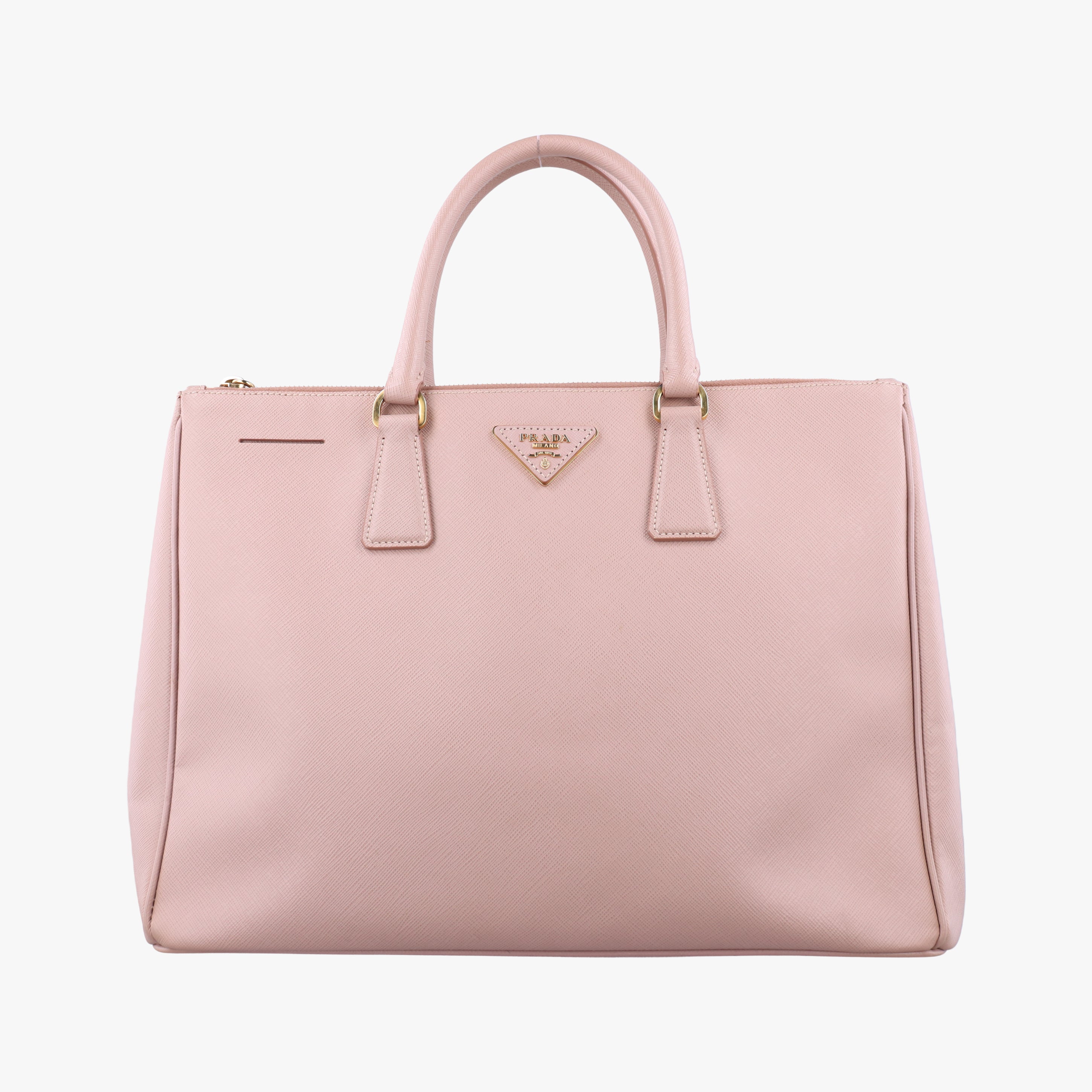 Pre-owned Prada Galleria Pink SAFFIANO Leather BN1786 handbag | stylenewstar